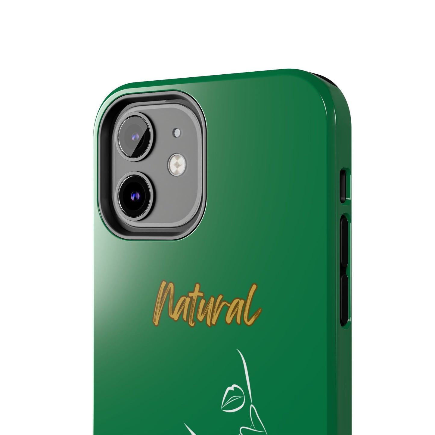 Natural Woman Chin Up (WL)Tough Phone Cases DARK GREEN