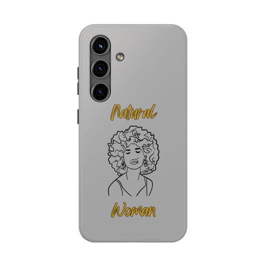 Natural Woman All About Me (BL)Tough Phone Cases LIGHT GREY