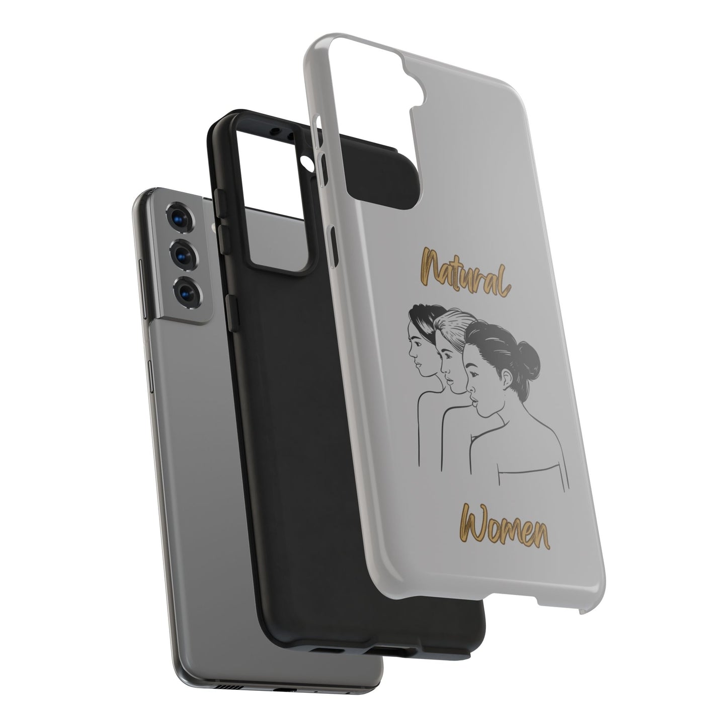 Natural Woman United Friends (BL)Tough Phone Cases LIGHT GREY