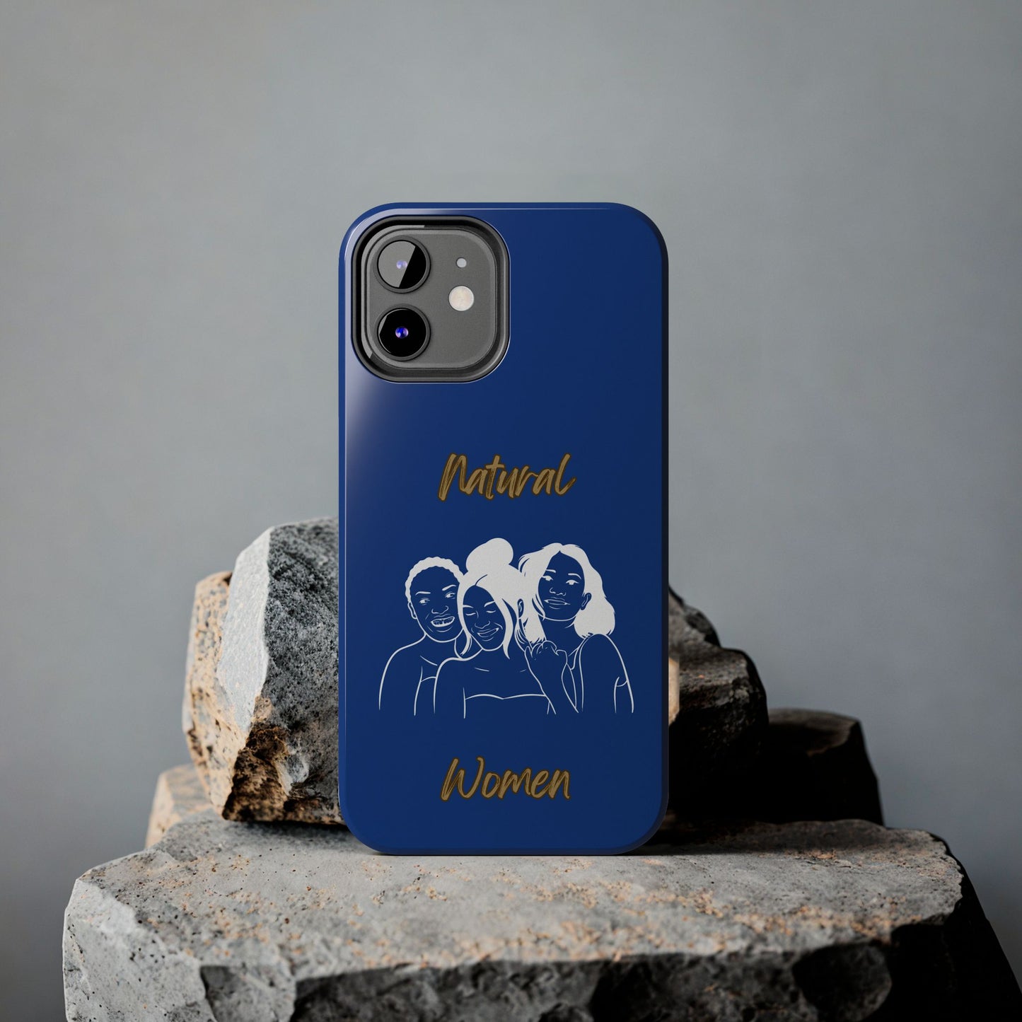 Natural Women Laughing Friends (WL)Tough Phone Cases DARK BLUE