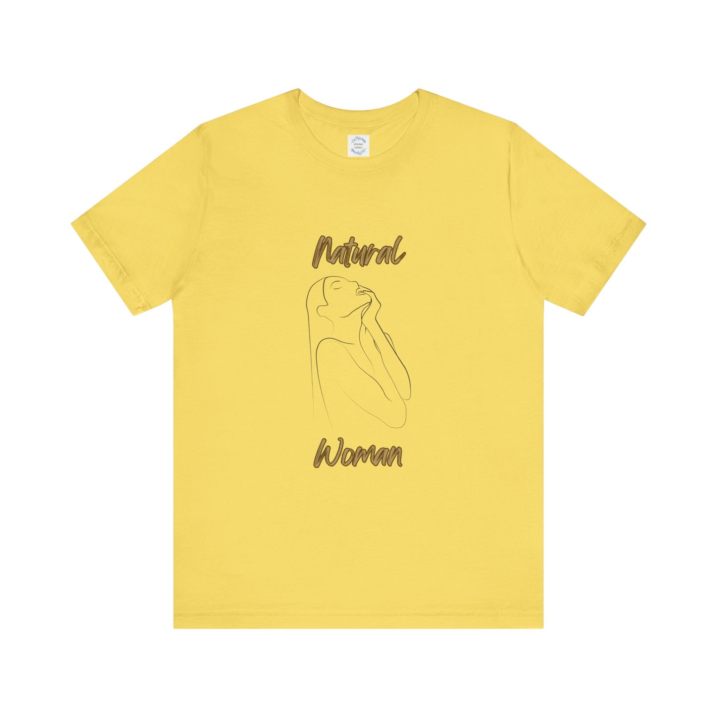 Natural Woman Thank You (BL) Short Sleeve T-Shirt