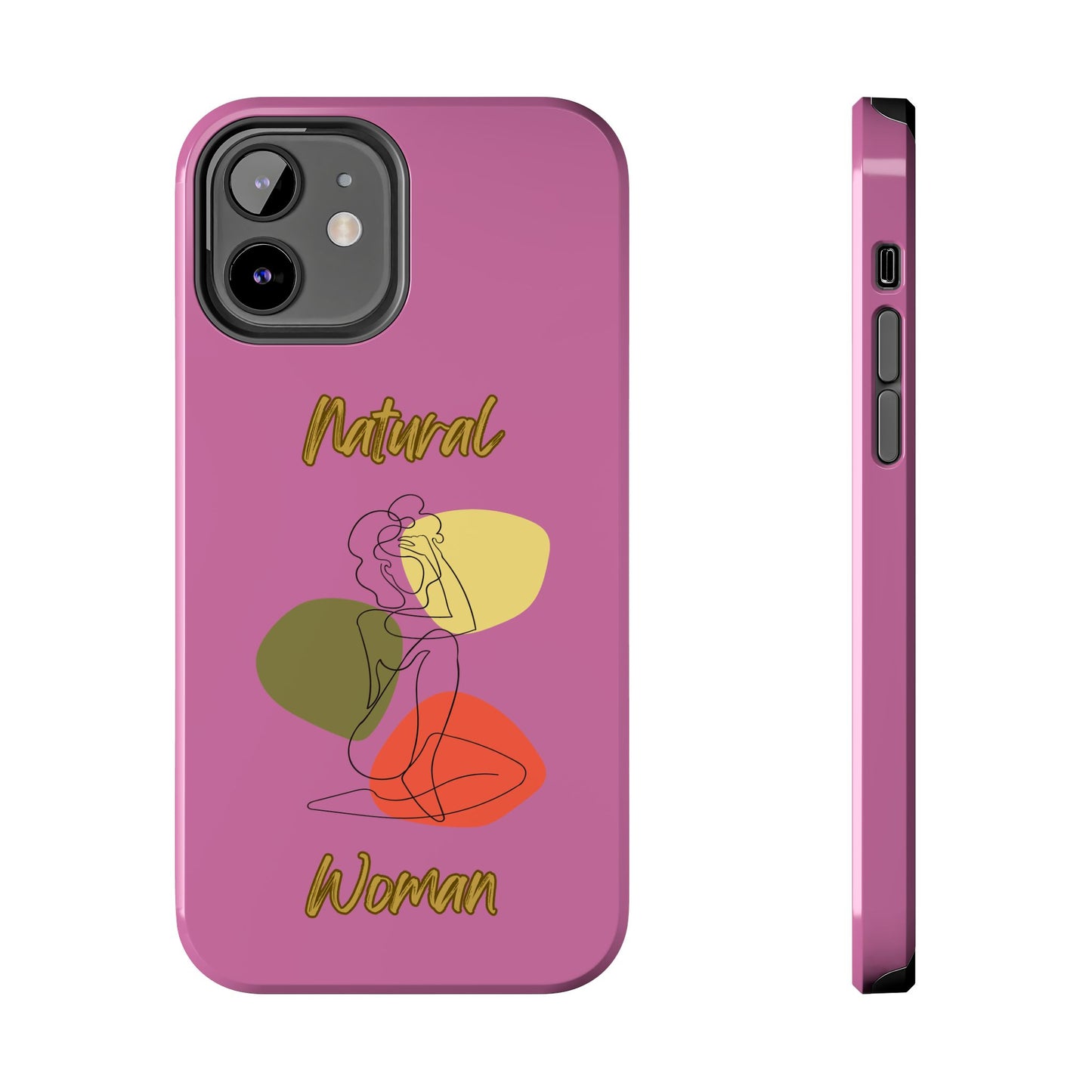 Natural Woman Colorful Pose (BL)Tough Phone Cases LIGHT PINK