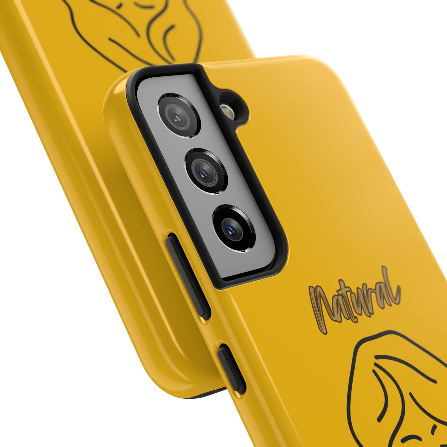 Natural Woman Modest (BL)Tough Phone Cases YELLOW
