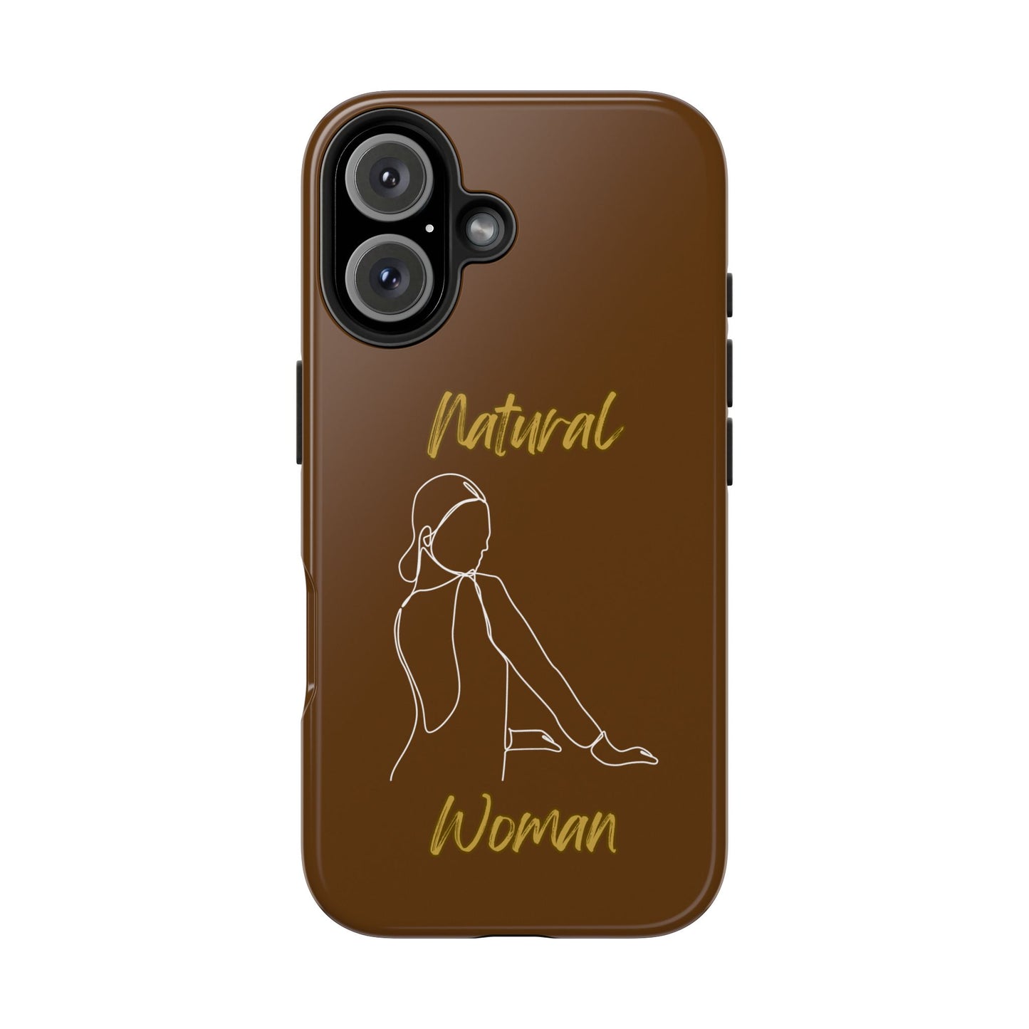 Natural Woman Hands Free (WL)Tough Phone Cases BROWN