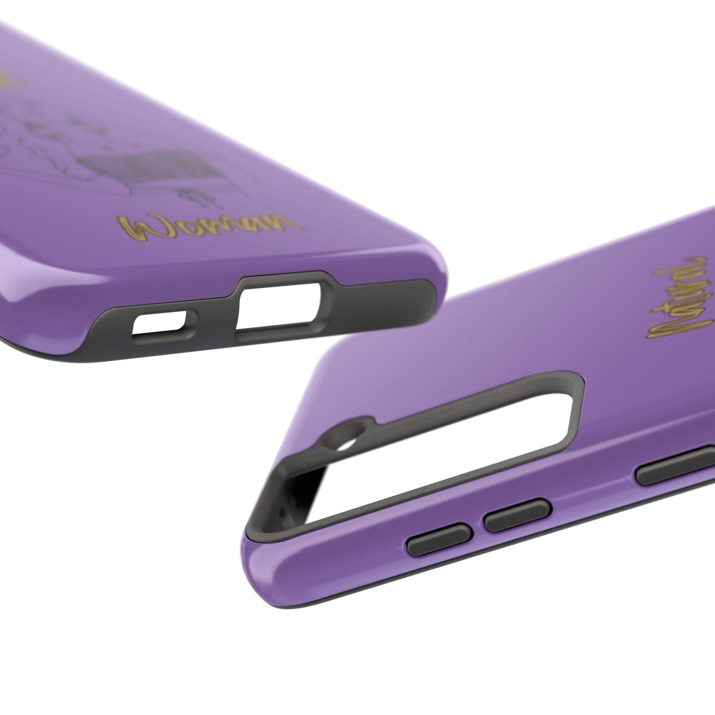 Natural Woman Thinking (BL)Tough Phone Cases LIGHT PURPLE