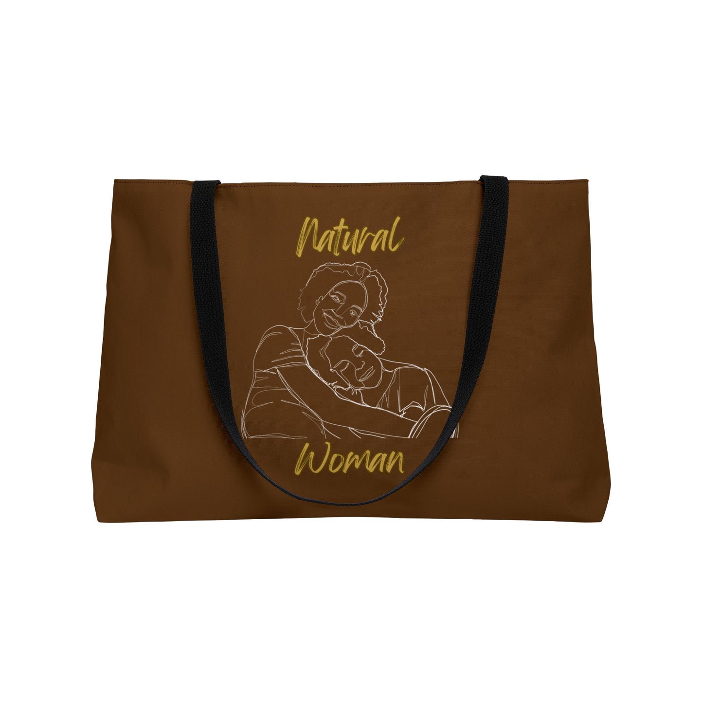 Natural Woman Loving Embrace (WL) Weekender Tote Bag BROWN