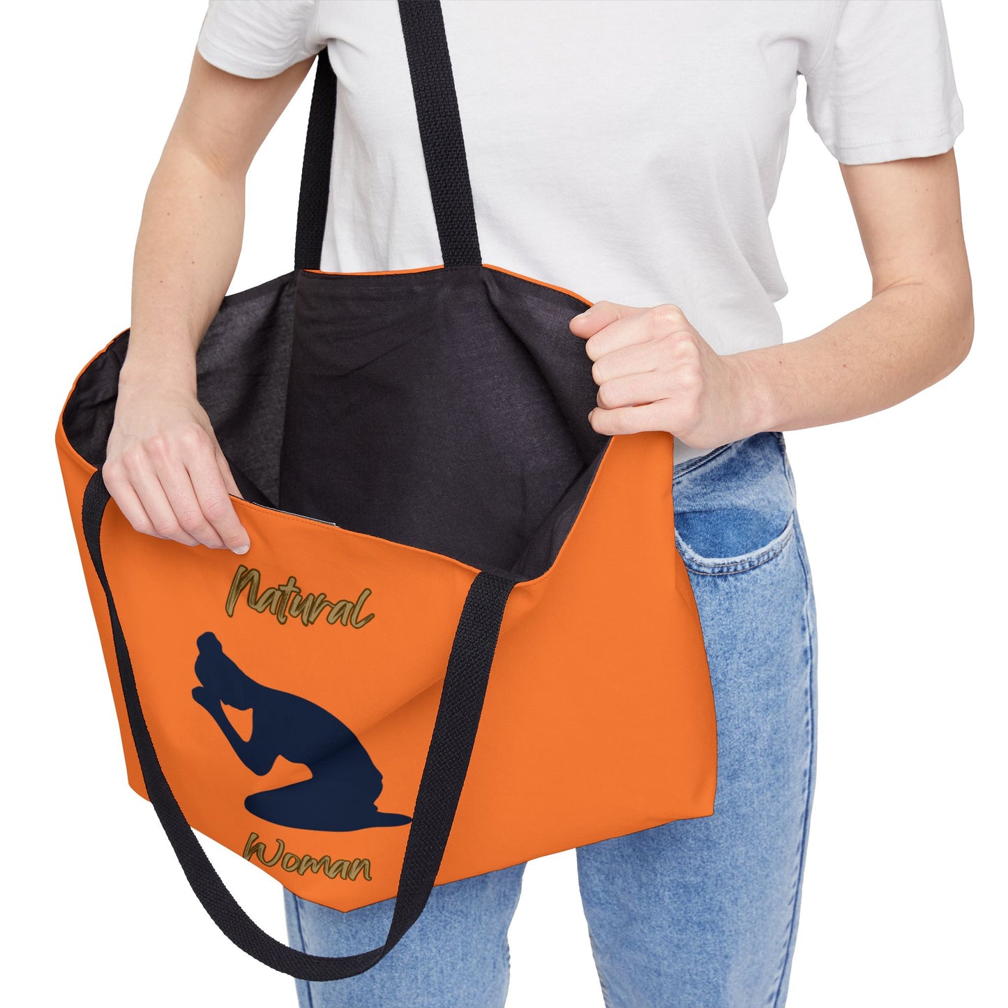 Natural Woman Pray (BL) Weekender Tote Bag CRUSTA
