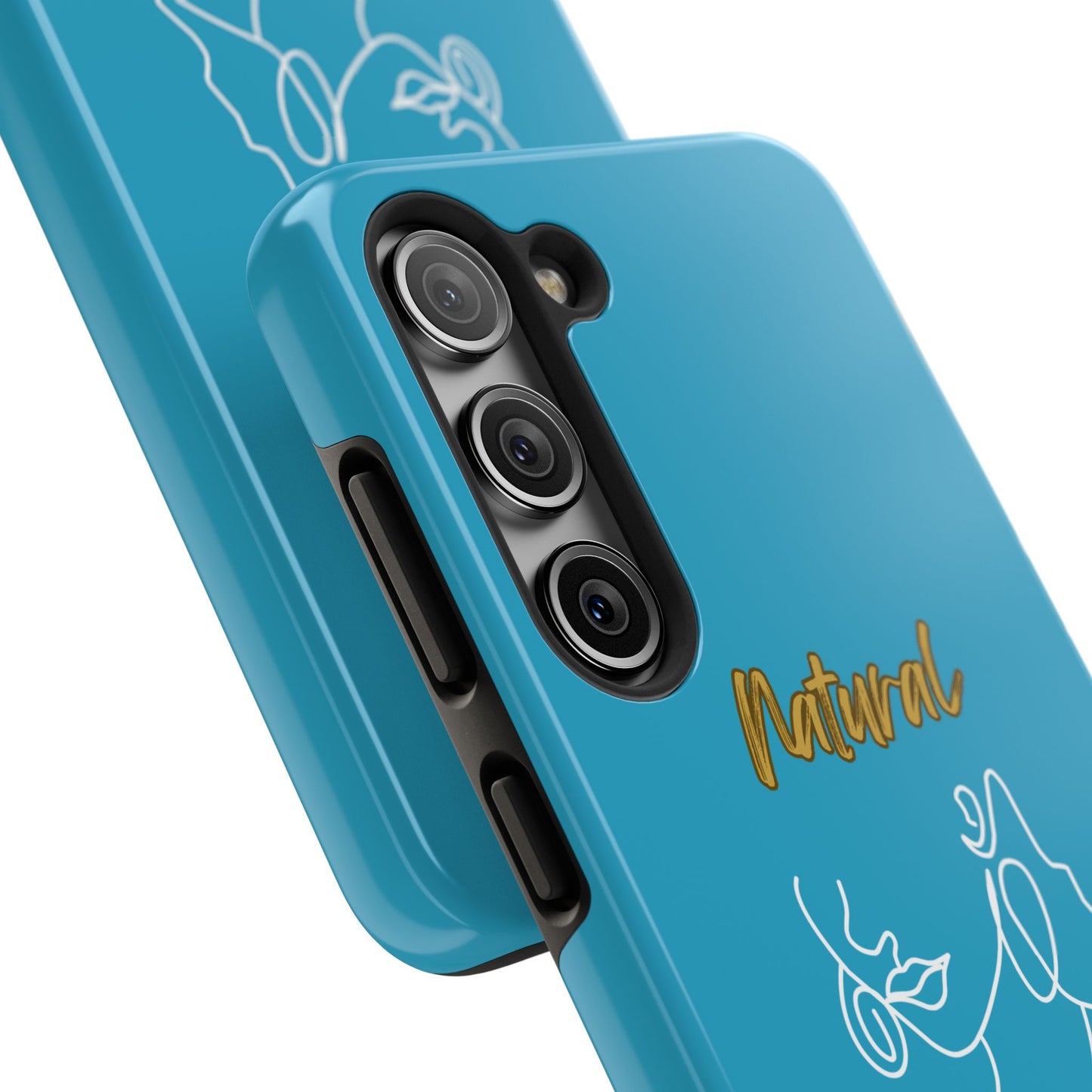 Natural Woman Lips (WL)Tough Phone Cases TURQUOISE