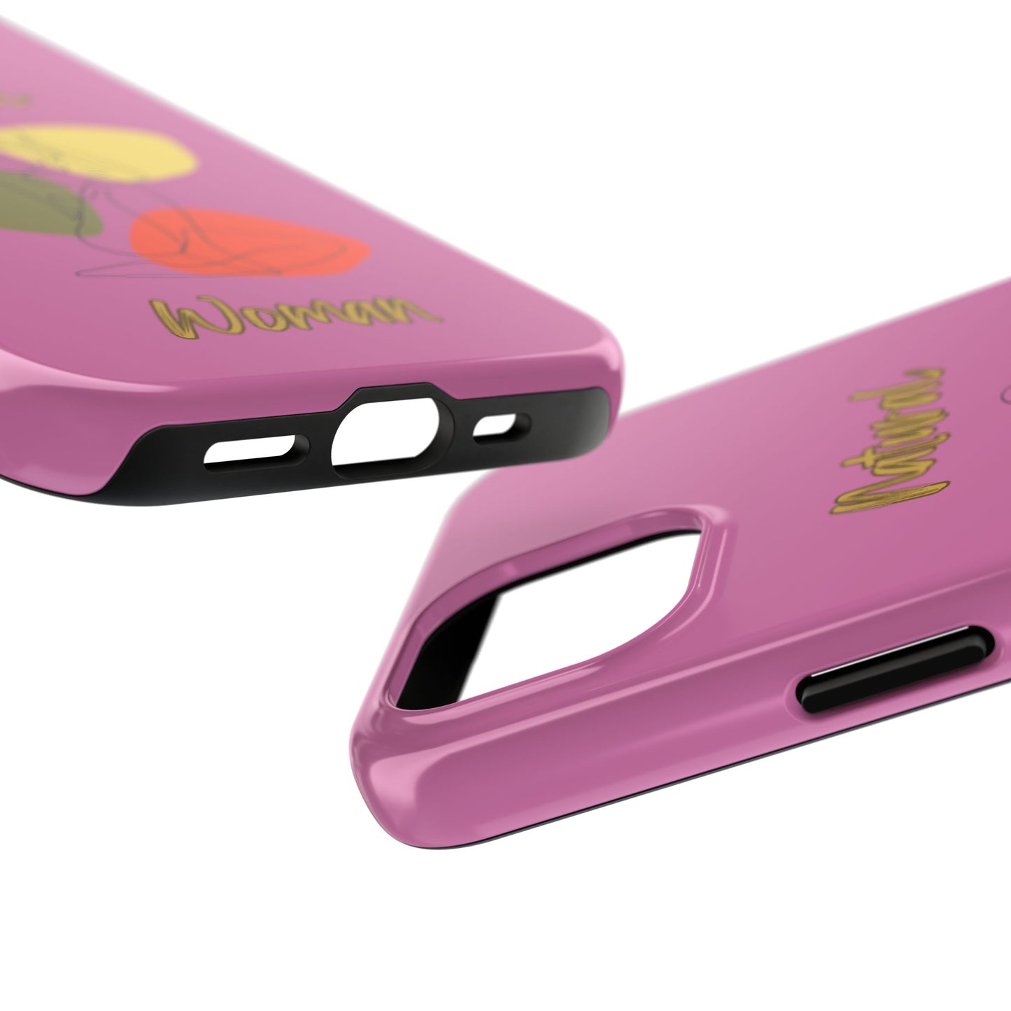 Natural Woman Colorful Pose (BL)Tough Phone Cases LIGHT PINK