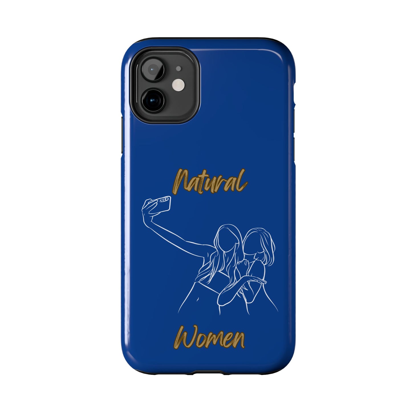 Natural Woman Friends Selfie (WL)Tough Phone Cases DARK BLUE