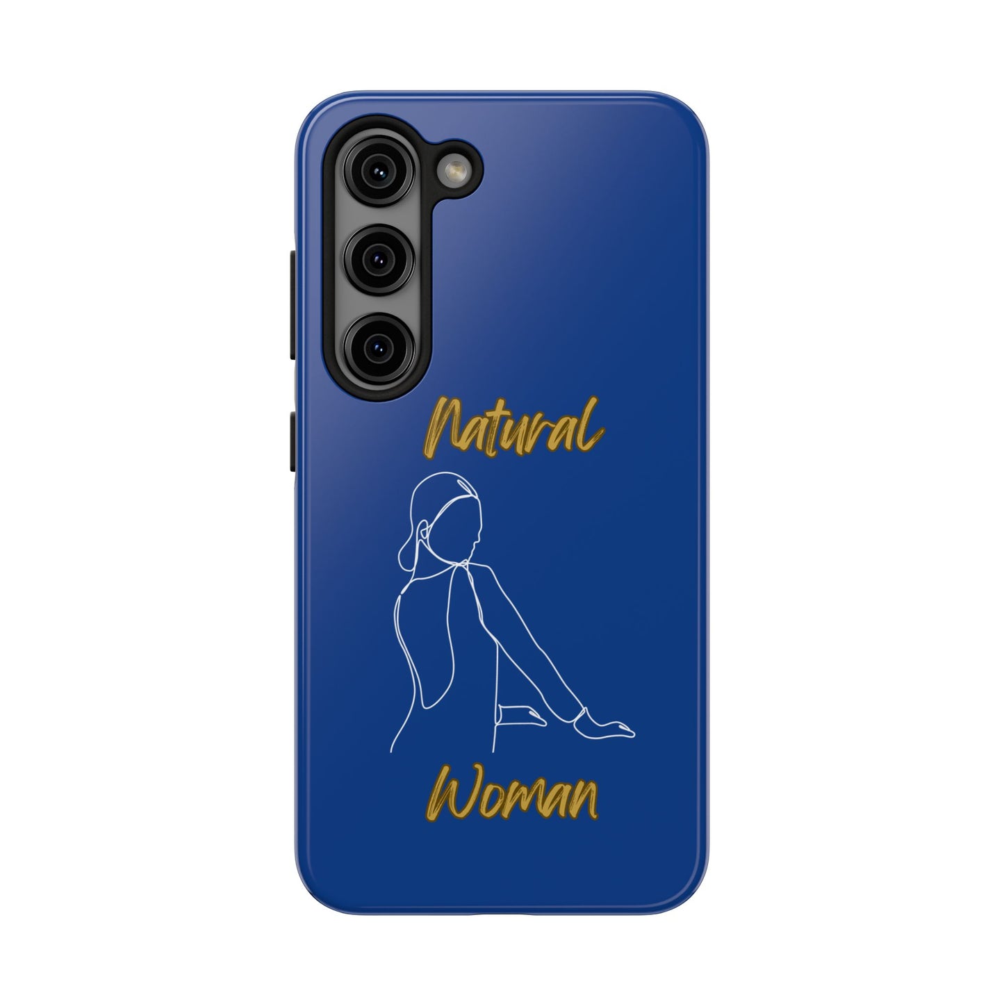 Natural Woman Hands Free (WL)Tough Phone Cases DARK BLUE