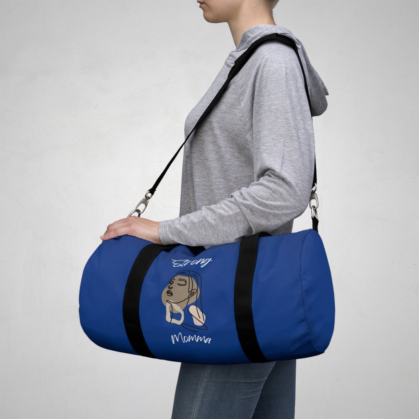 Strong Momma (WL) Duffel Bag DARK BLUE