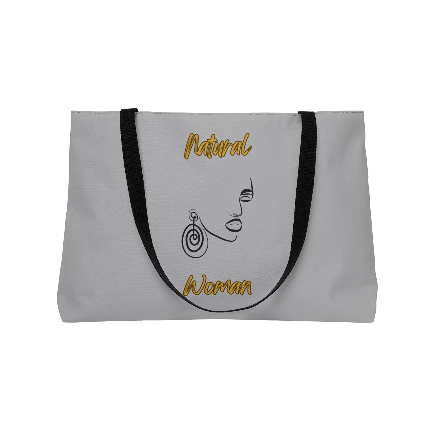 Natural Woman Music In My Soul (BL) Weekender Tote Bag LIGHT GREY