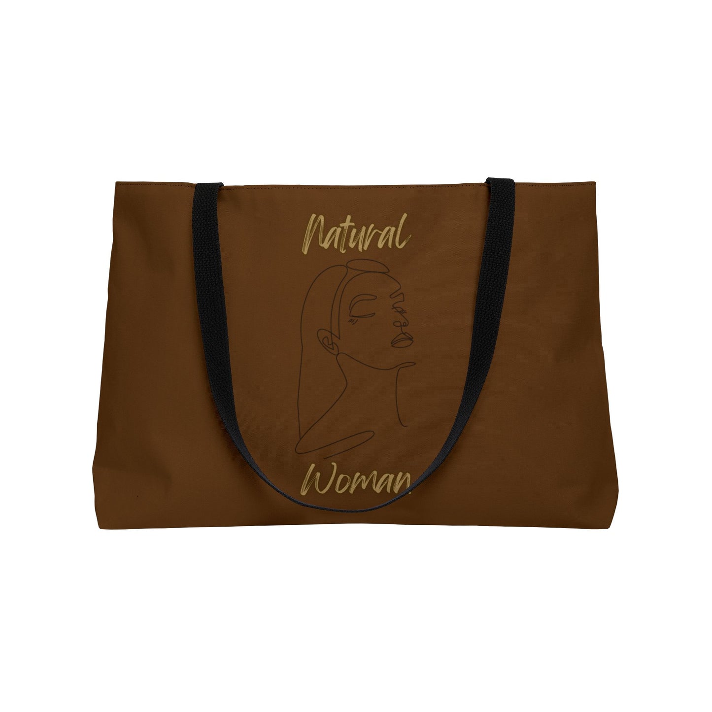 Natural Woman Calm (BL) Weekender Tote Bag BROWN