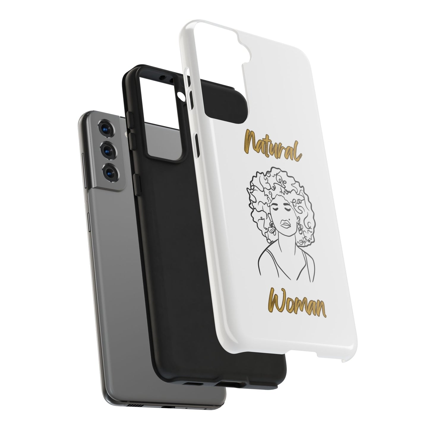 Natural Woman All About Me (BL)Tough Phone Cases WHITE