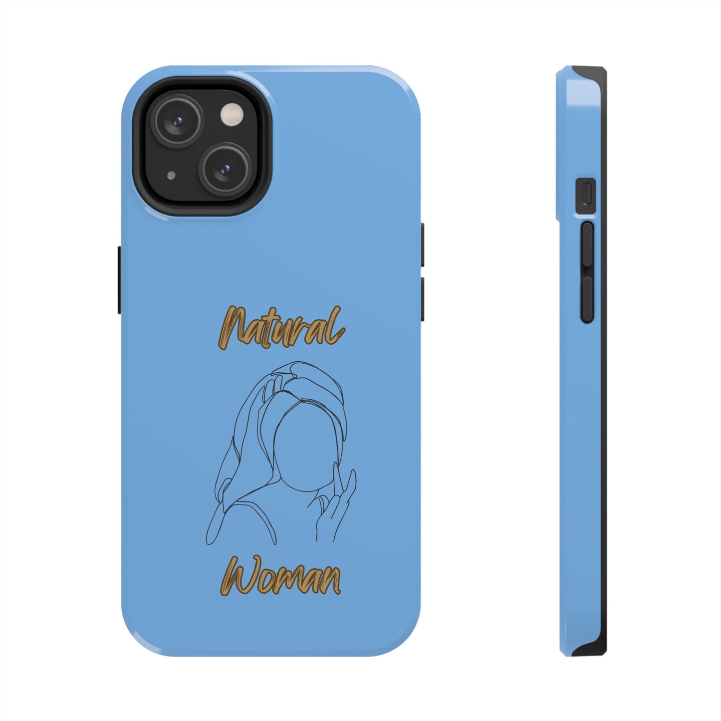 Natural Woman Towel Wrapped (BL)Tough Phone Cases LIGHT BLUE