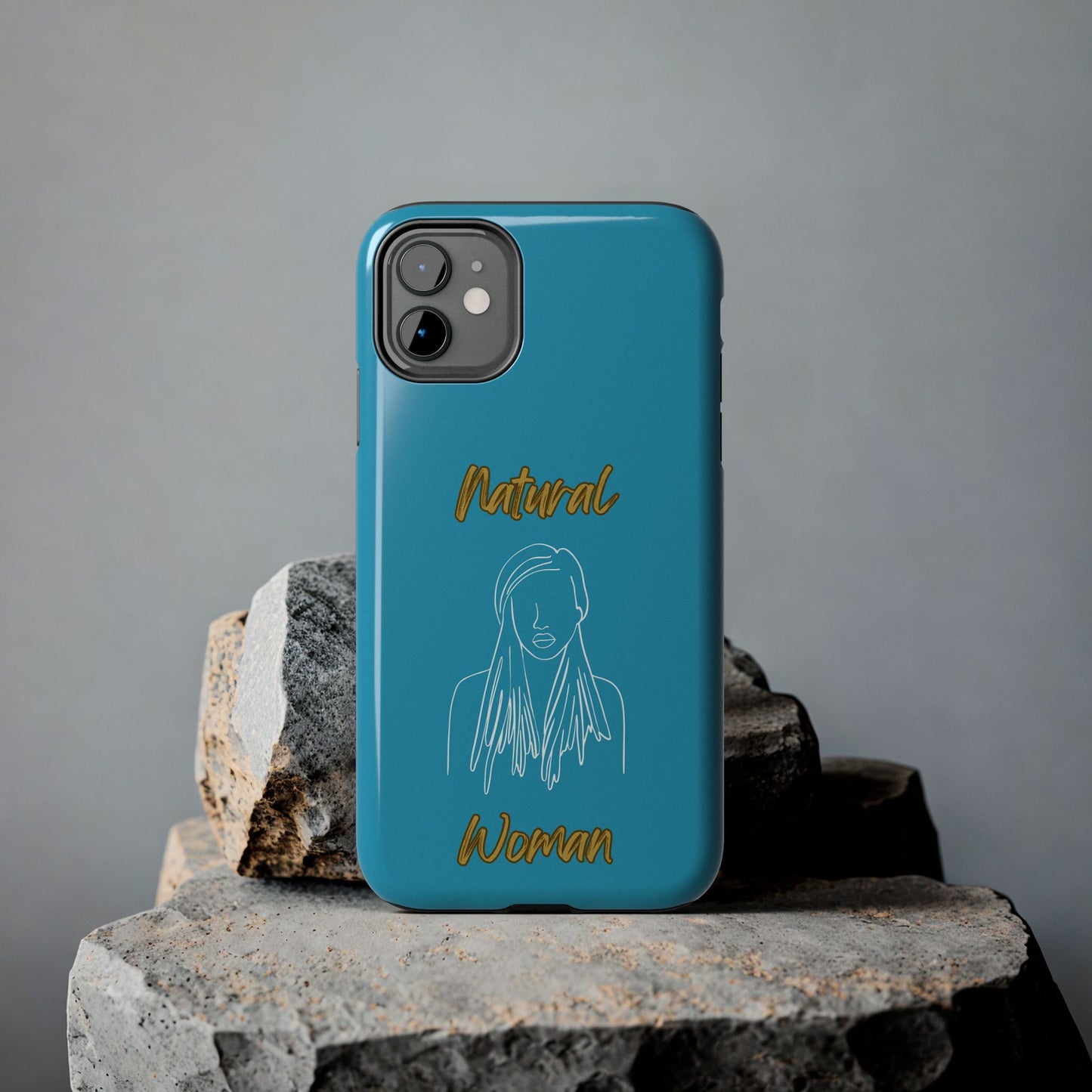Natural Woman Content (WL)Tough Phone Cases TURQUOISE