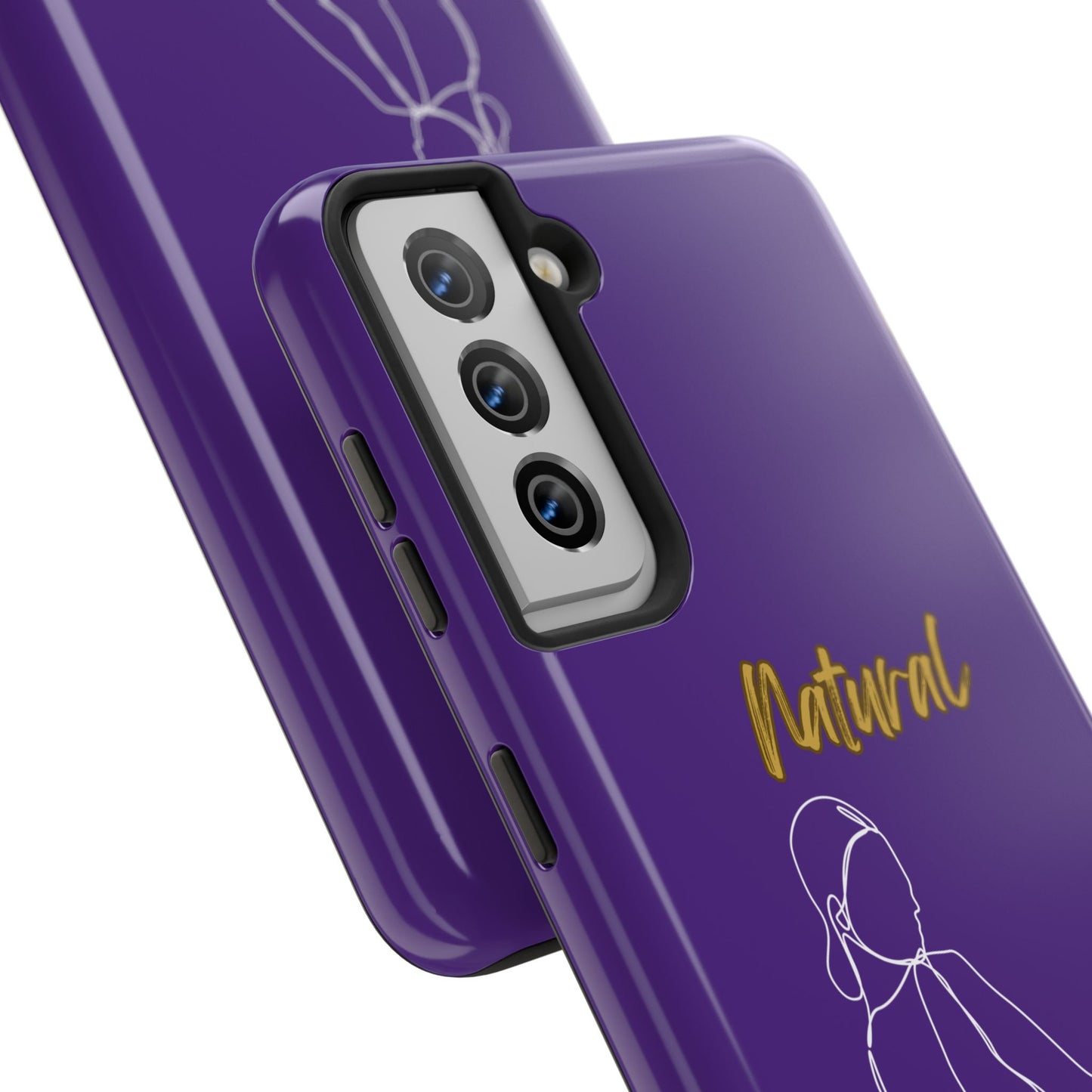 Natural Woman Hands Free (WL)Tough Phone Cases PURPLE