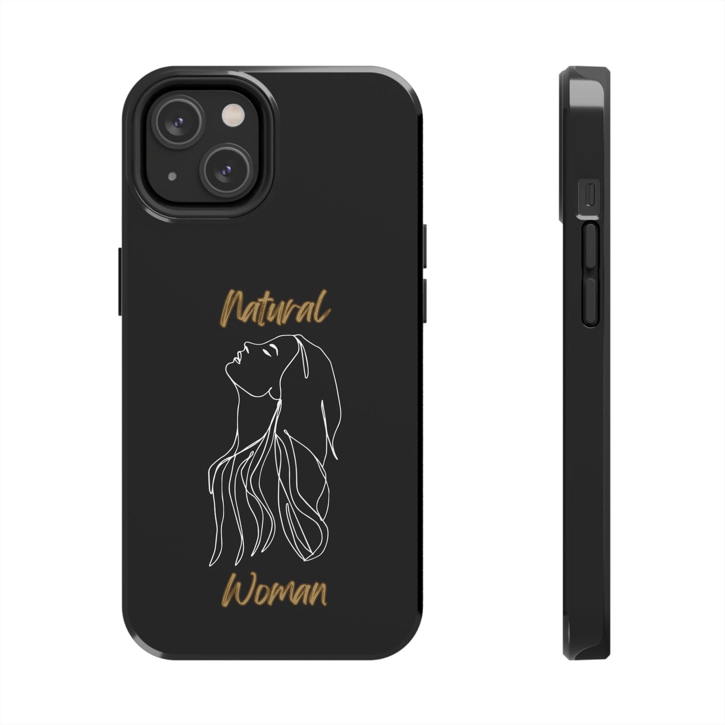 Natural Woman Appreciation (WL)Tough Phone Cases BLACK