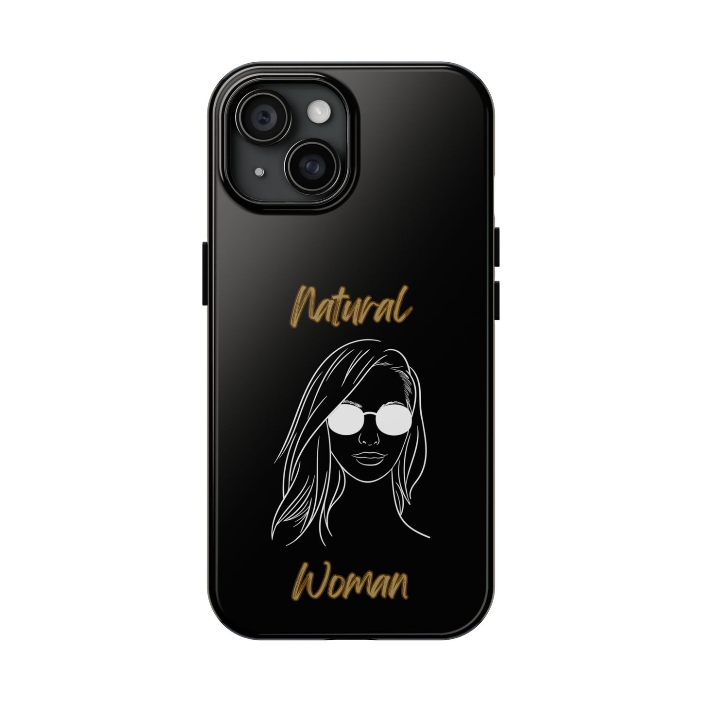 Natural Woman Shades (WL)Tough Phone Cases BLACK