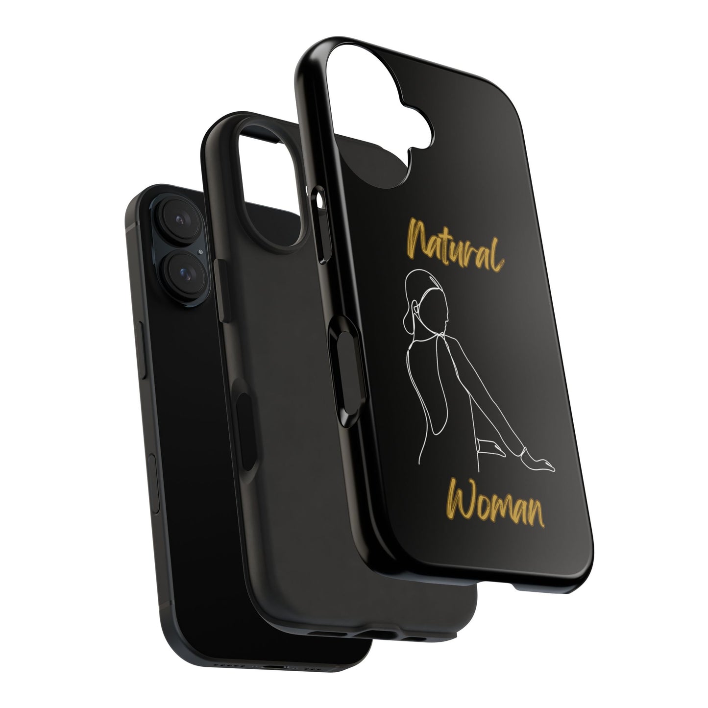 Natural Woman Hands Free (WL)Tough Phone Cases BLACK