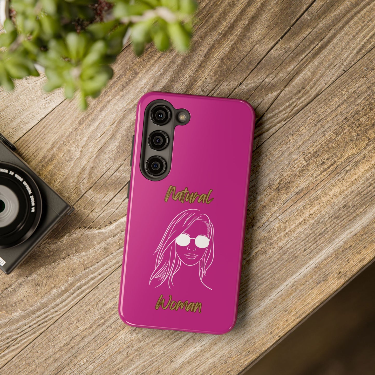 Natural Woman Shades (WL)Tough Phone Cases PINK