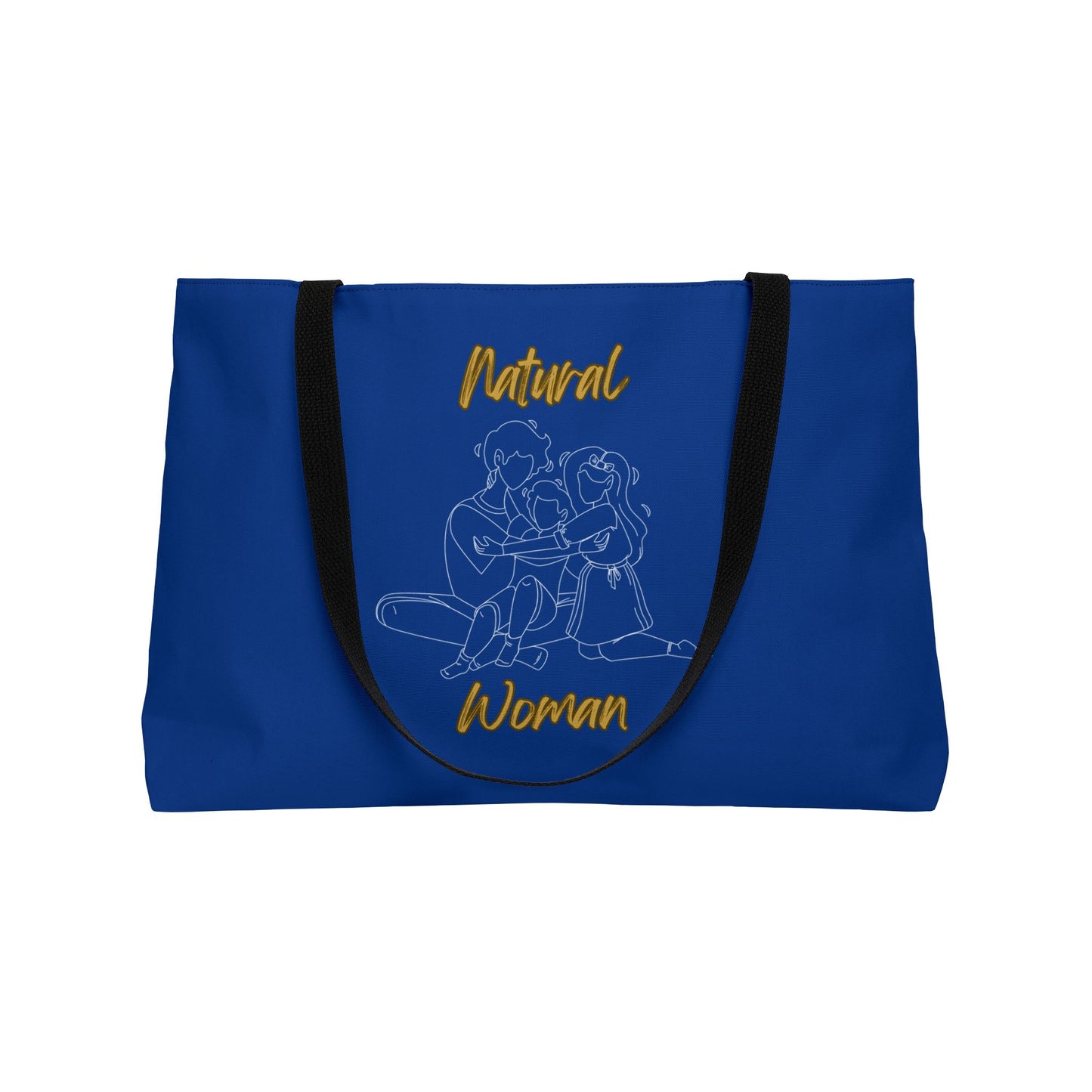 Natural Woman Bear Hugs (WL) Weekender Tote Bag DARK BLUE