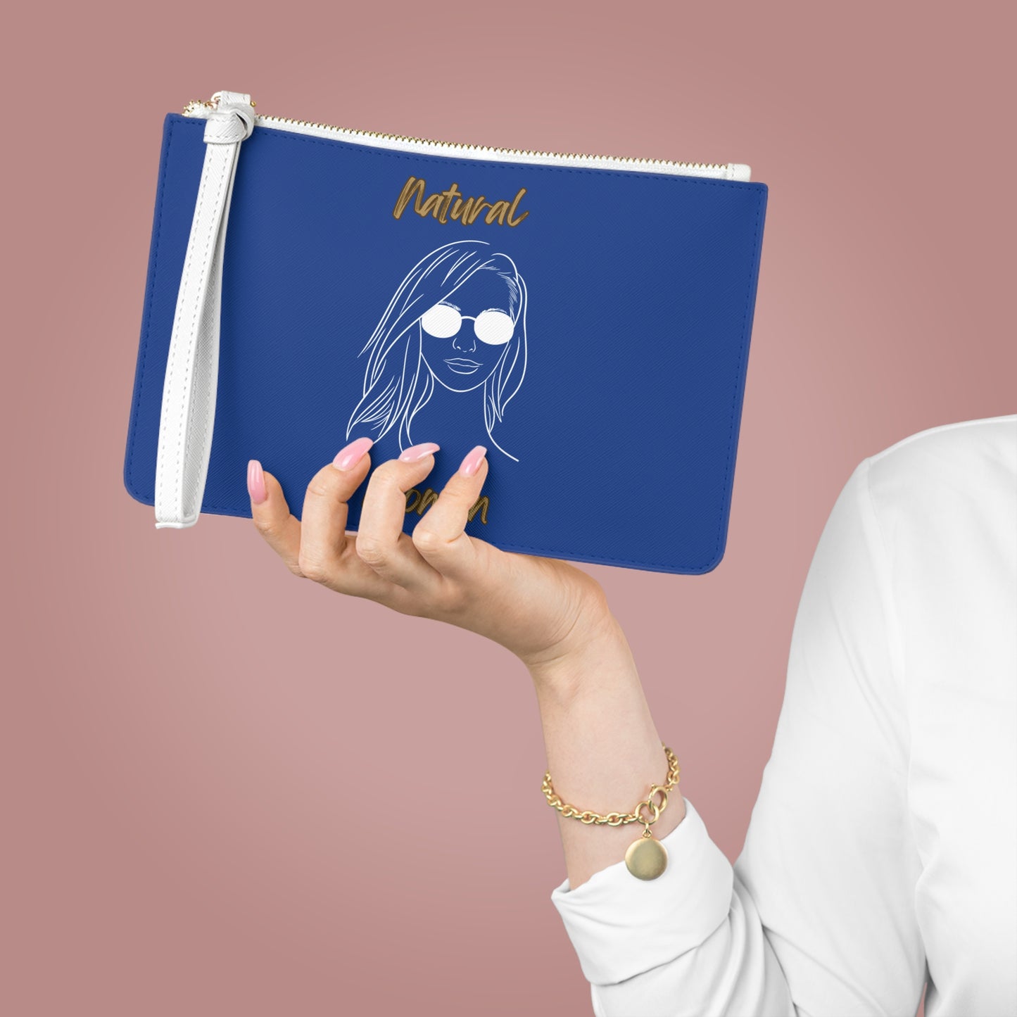 Natural Woman Shades (WL) Clutch Bag DARK BLUE