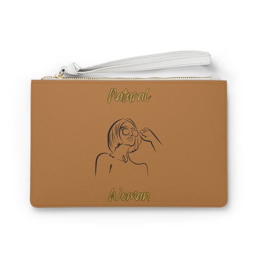 Natural Woman Bright Future (BL) Clutch Bag LIGHT BROWN