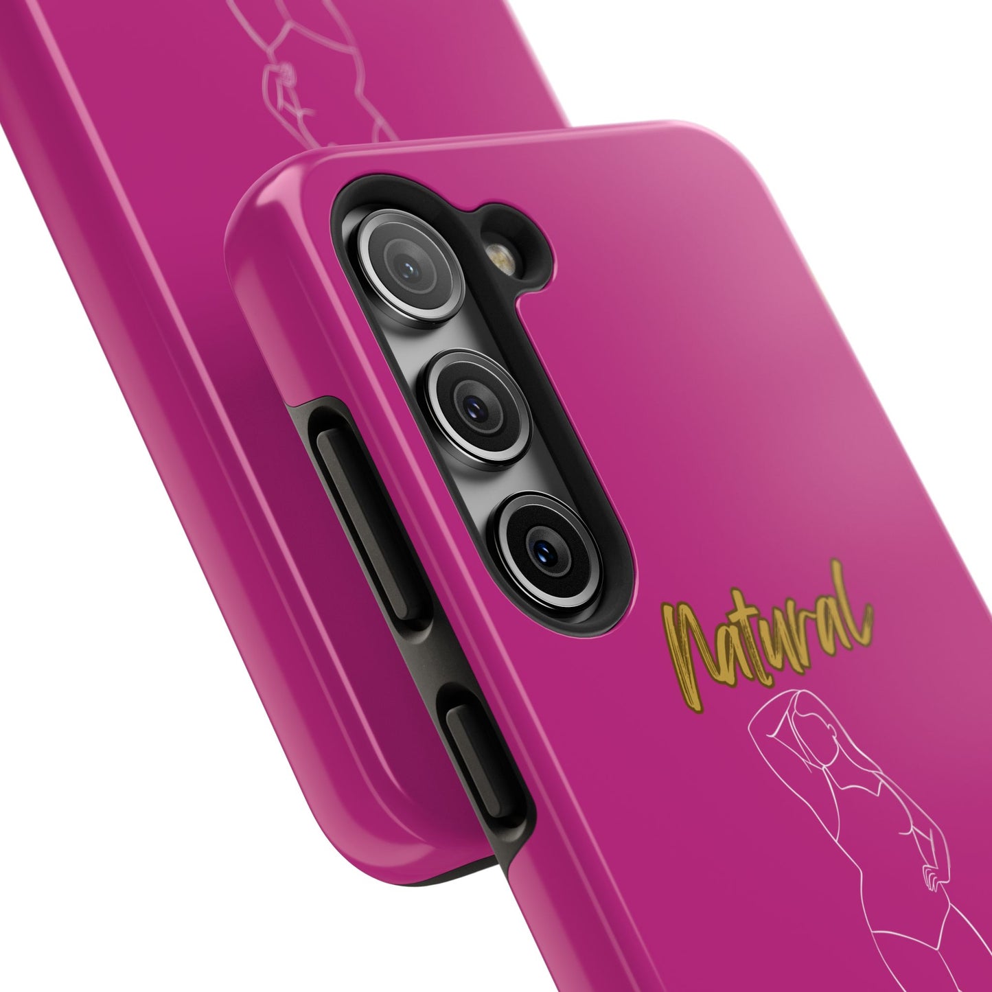 Natural Woman Looking Good (WL)Tough Phone Cases PINK
