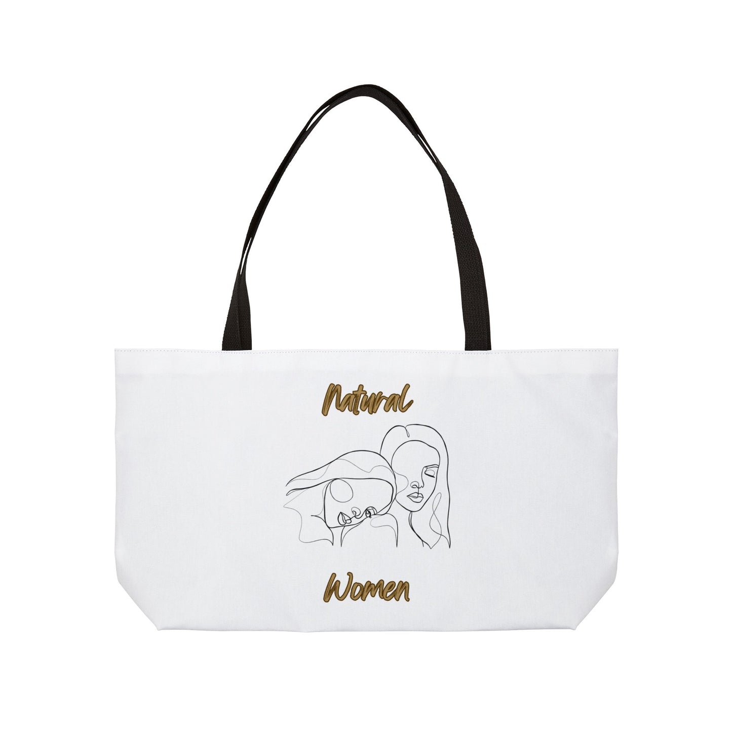 Natural Women Sisters (BL) Weekender Tote Bag WHITE