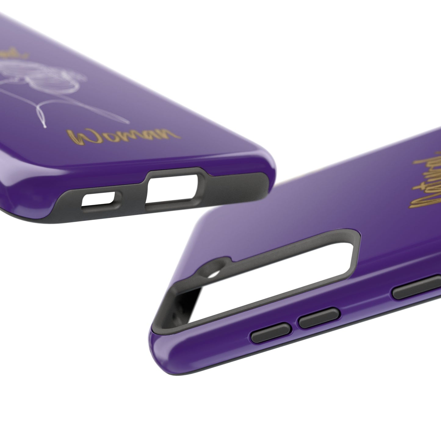 Natural Woman Wet Bun (WL) Tough Phone Cases PURPLE
