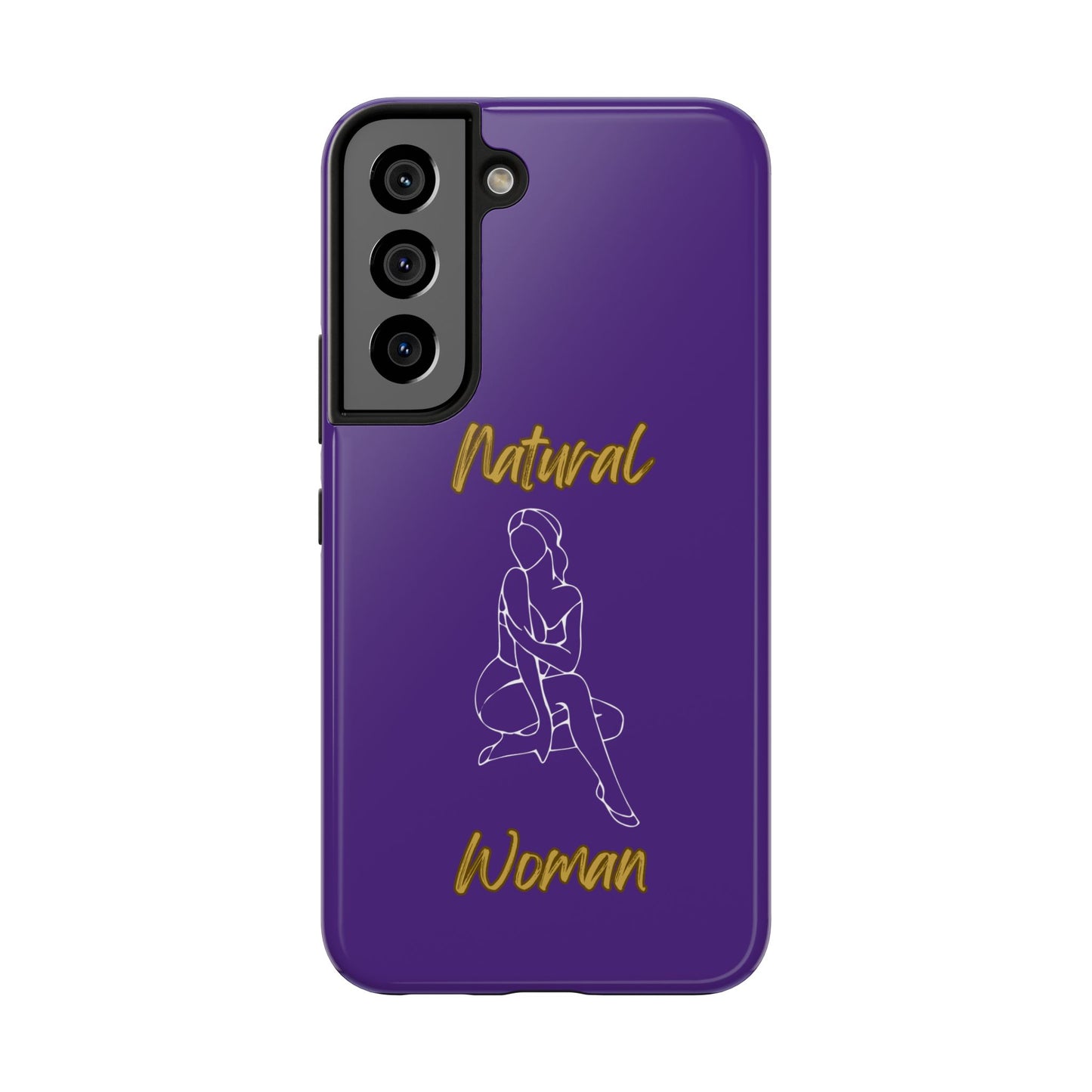 Natural Woman Shoulder Action (WL)Tough Phone Cases PURPLE