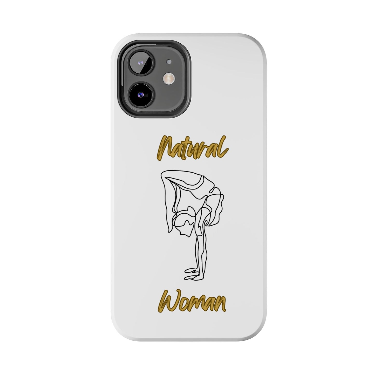 Natural Woman Flexible (BL)Tough Phone Cases WHITE