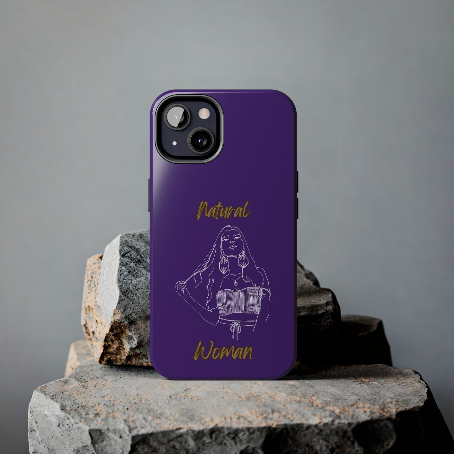 Natural Woman Thinking (WL)Tough Phone Cases PURPLE
