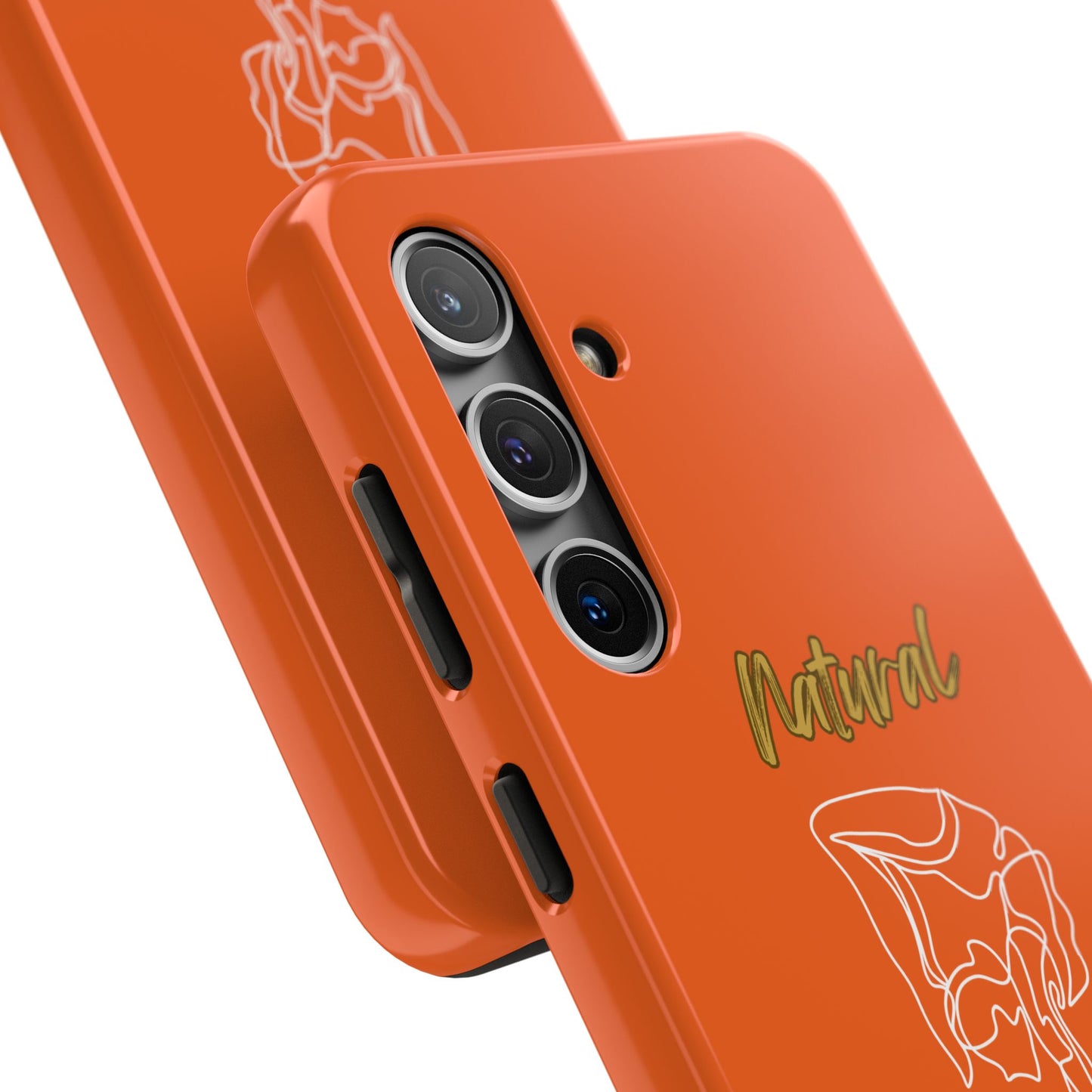 Natural Woman Flexible (WL)Tough Phone Cases ORANGE