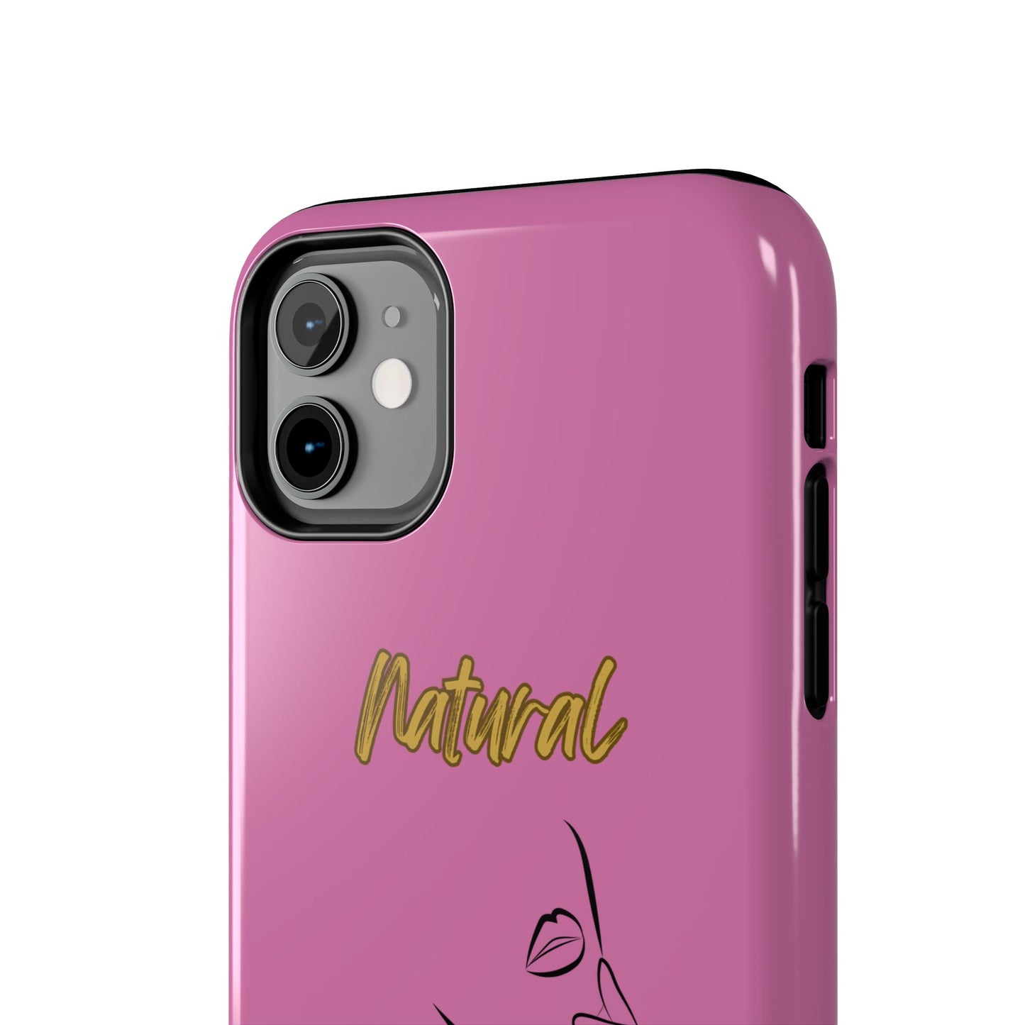 Natural Woman Chin Up (BL)Tough Phone Cases LIGHT PINK