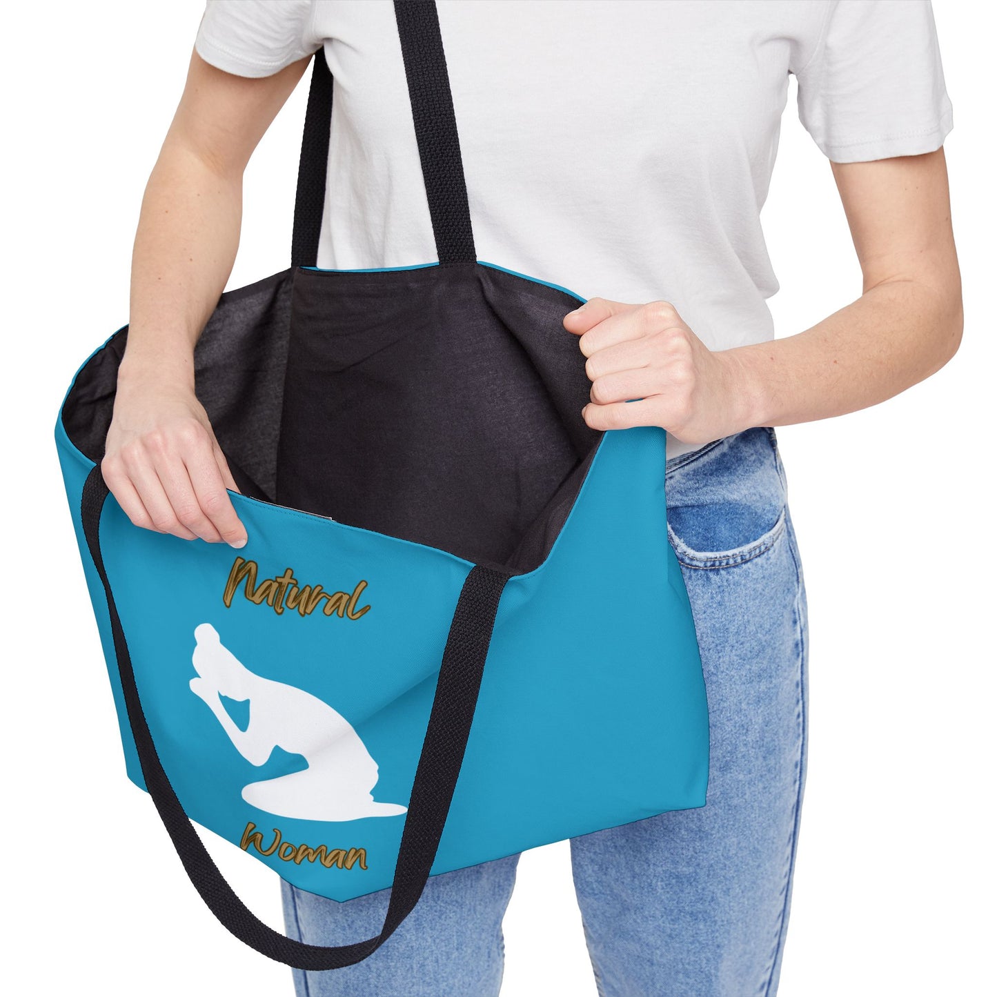 Natural Woman Pray (WL) Weekender Tote Bag TURQUOISE