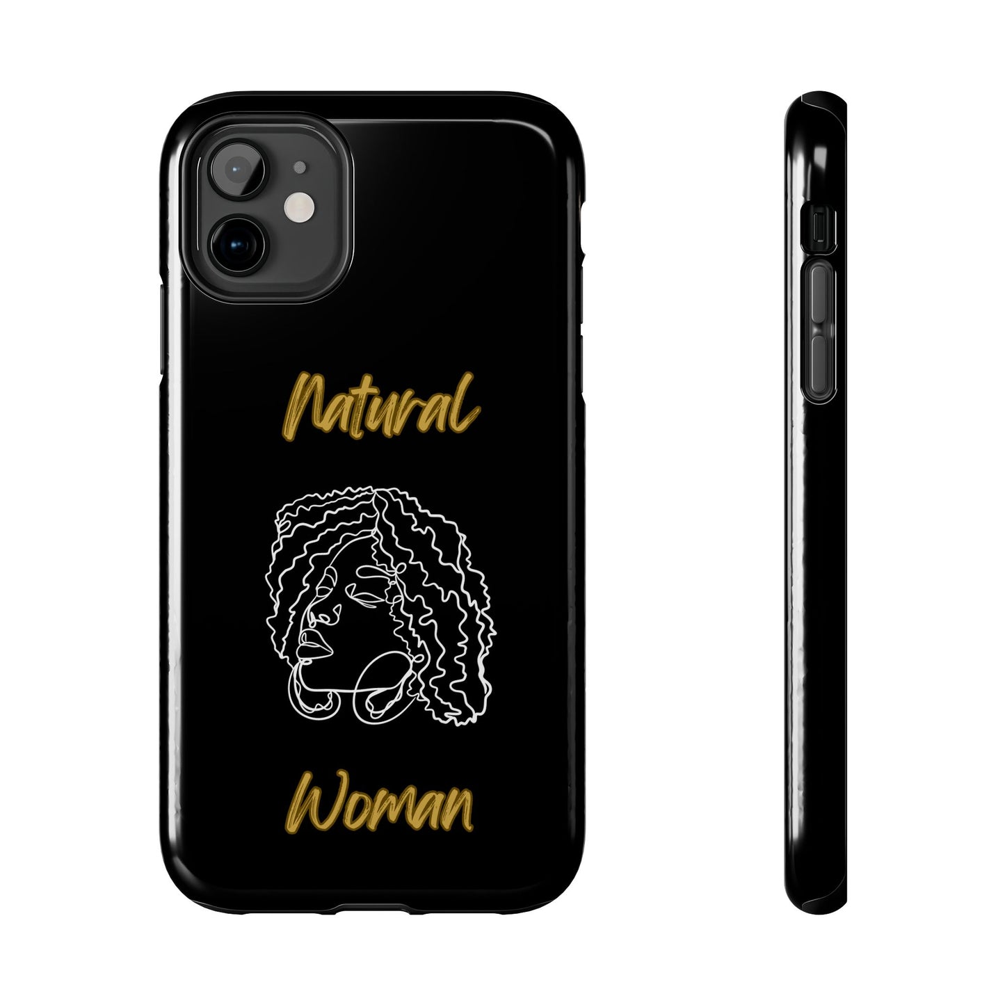 Natural Woman Naturally Me (WL)Tough Phone Cases BLACK