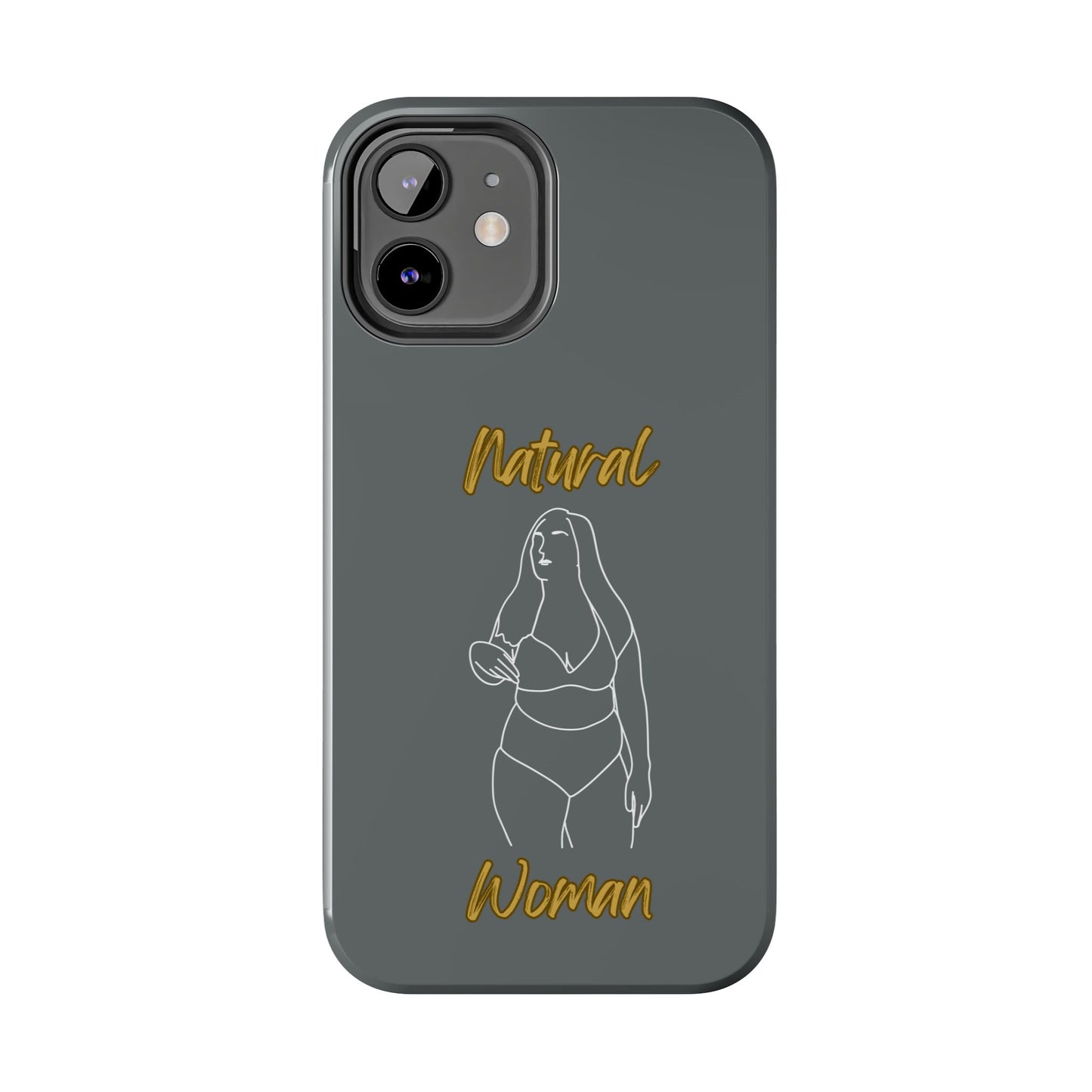 Natural Woman Full Beauty (WL)Tough Phone Cases DARK GREY