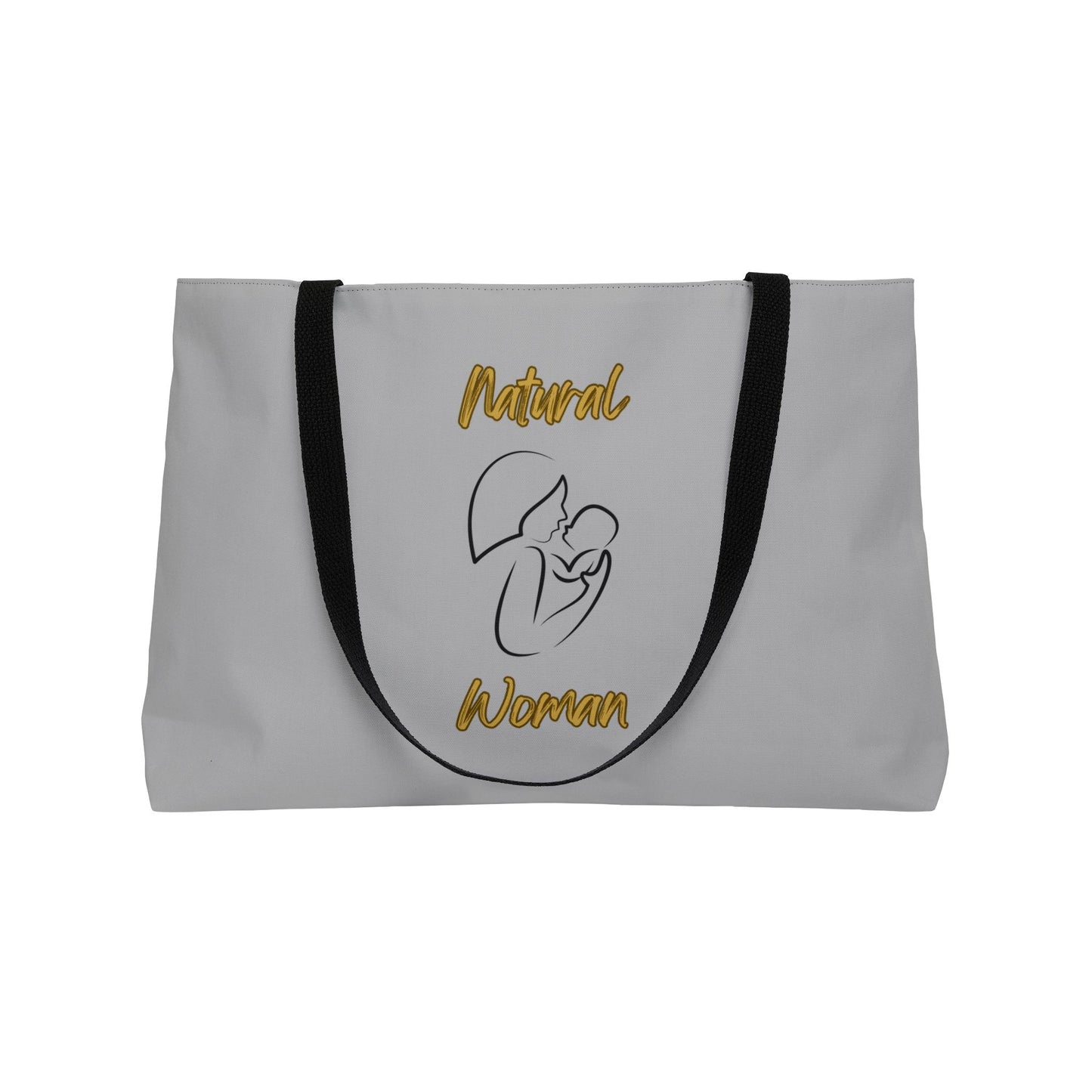Natural Woman Long Awaited (BL) Weekender Tote Bag LIGHT GREY