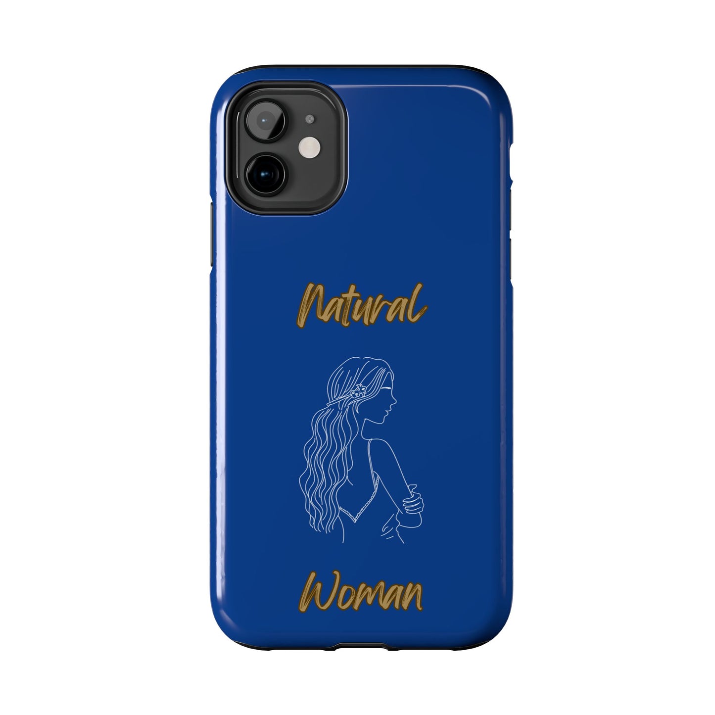 Natural Woman Young Woman (WL)Tough Phone Cases DARK BLUE