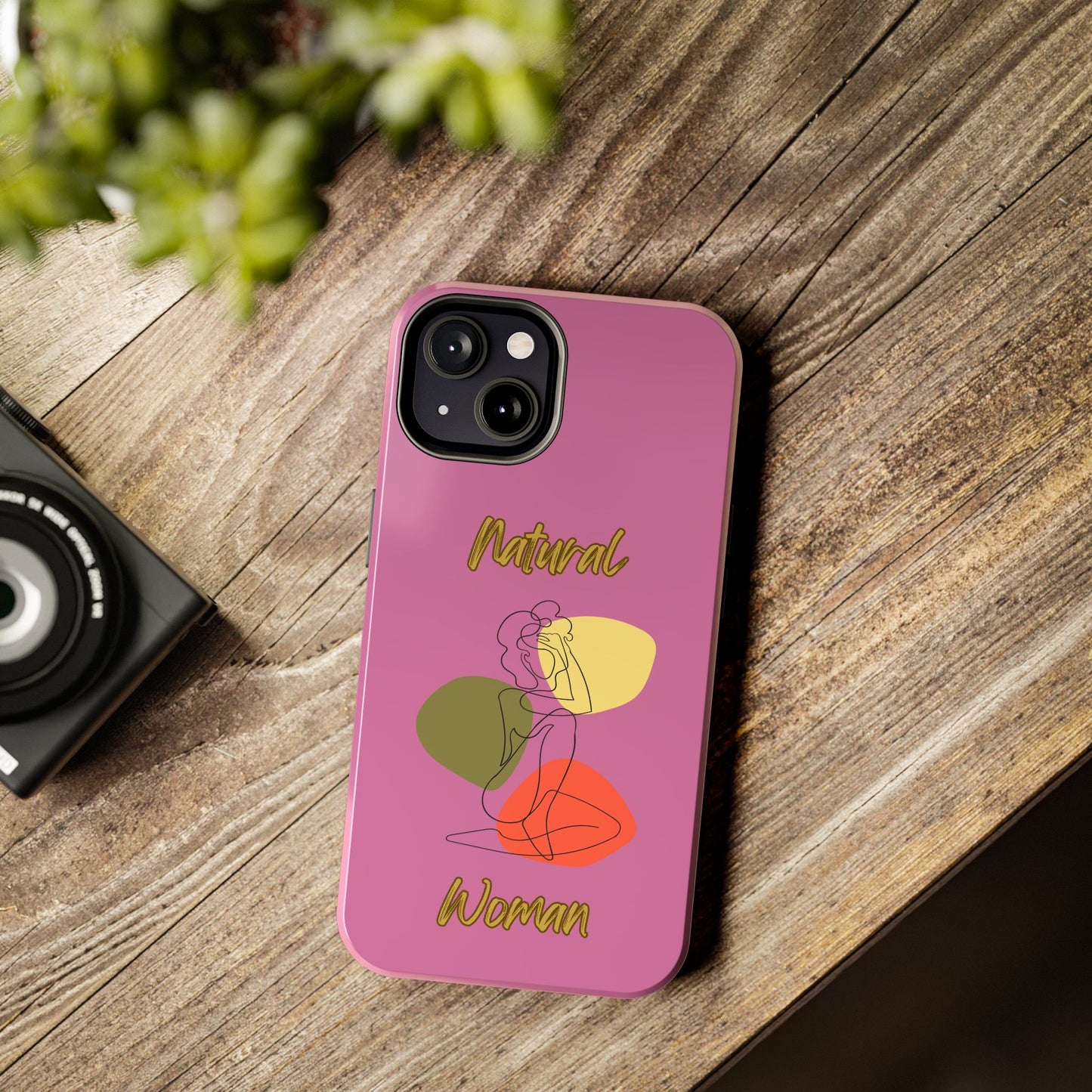 Natural Woman Colorful Pose (BL)Tough Phone Cases LIGHT PINK