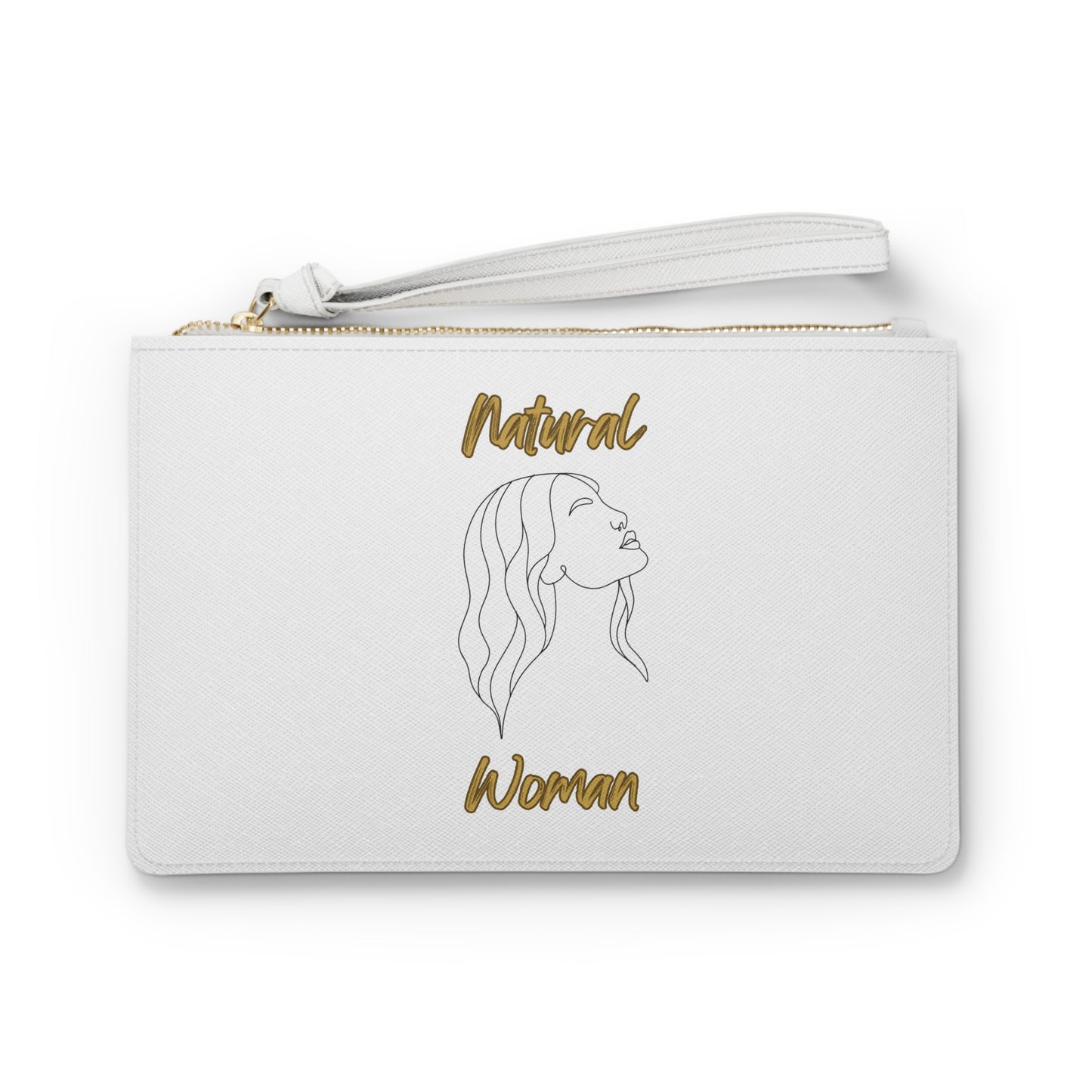 Natural Woman Breeze On Face (BL) Clutch Bag WHITE