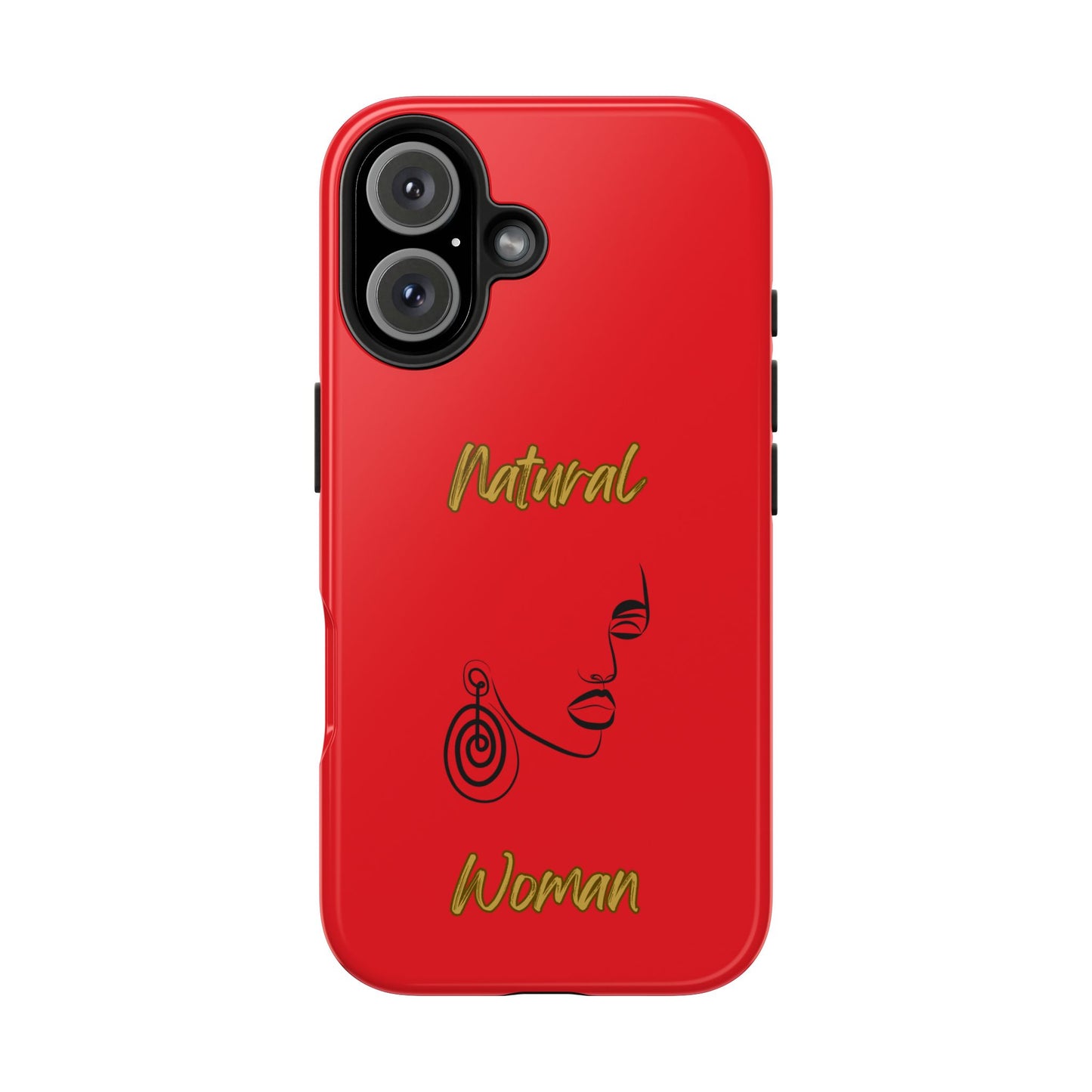 Natural Woman Music In My Soul (BL)Tough Phone Cases RED