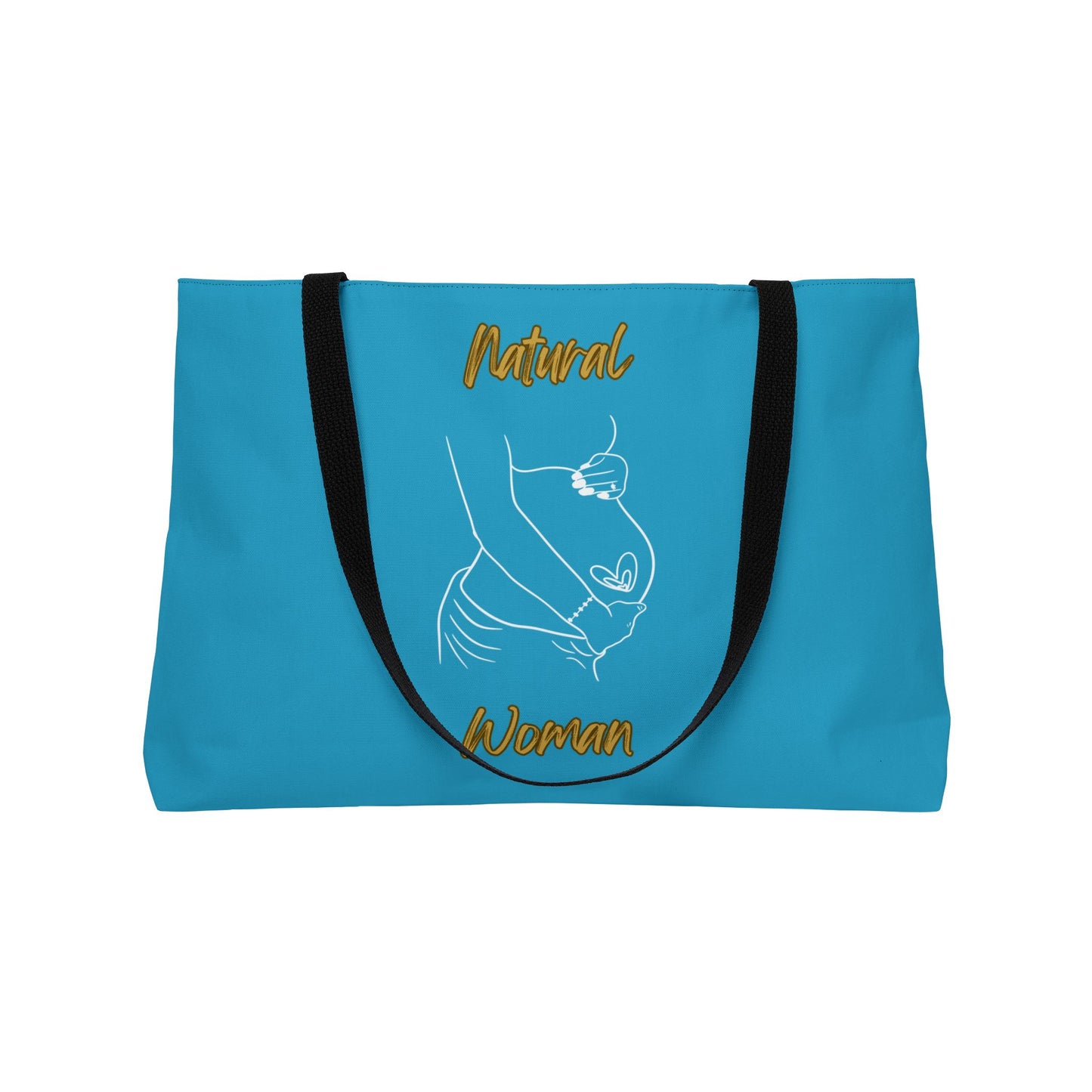Natural Woman Loved In & Out (WL) Weekender Tote Bag TURQUOISE