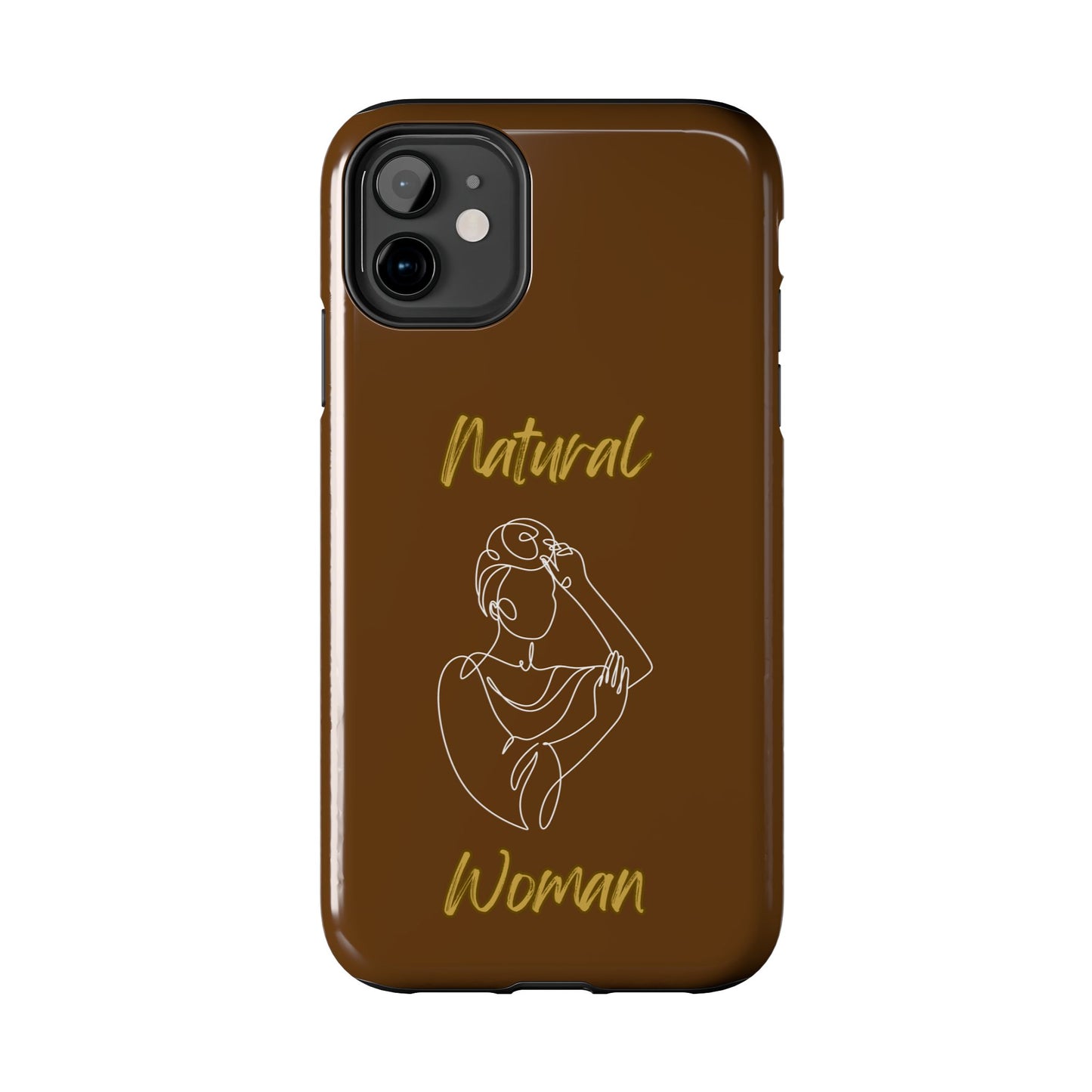 Natural Woman Style (WL)Tough Phone Cases BROWN