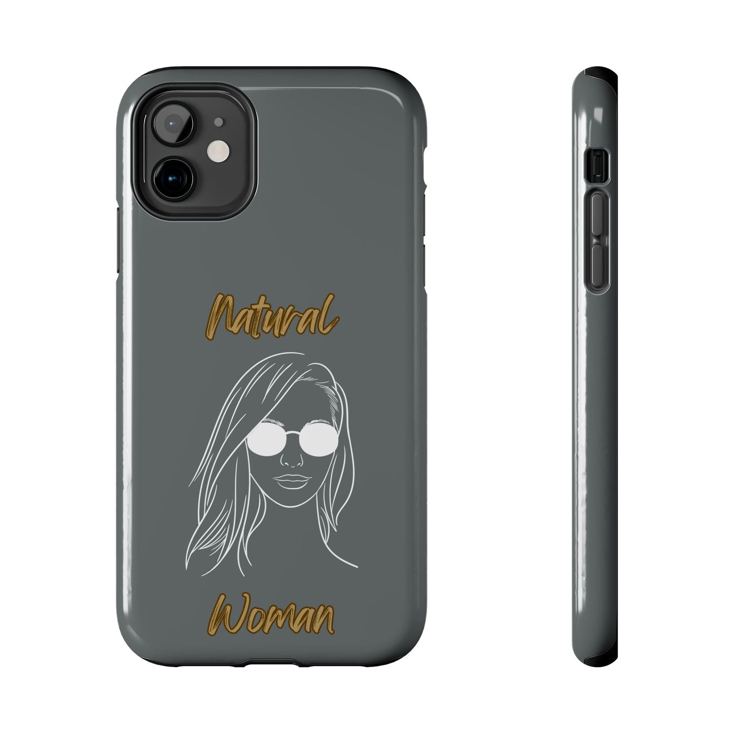 Natural Woman Shades (WL)Tough Phone Cases DARK GREY