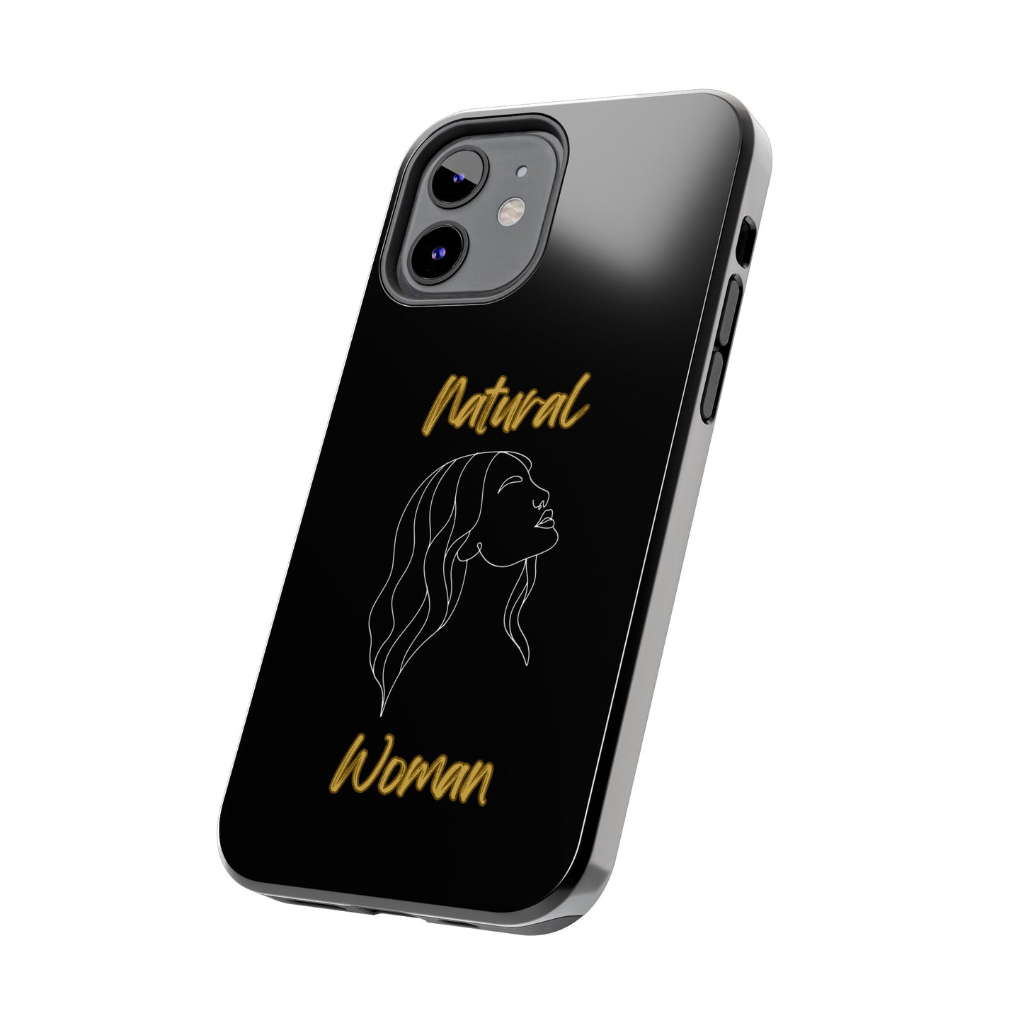 Natural Woman Breeze On Face (WL)Tough Phone Cases BLACK