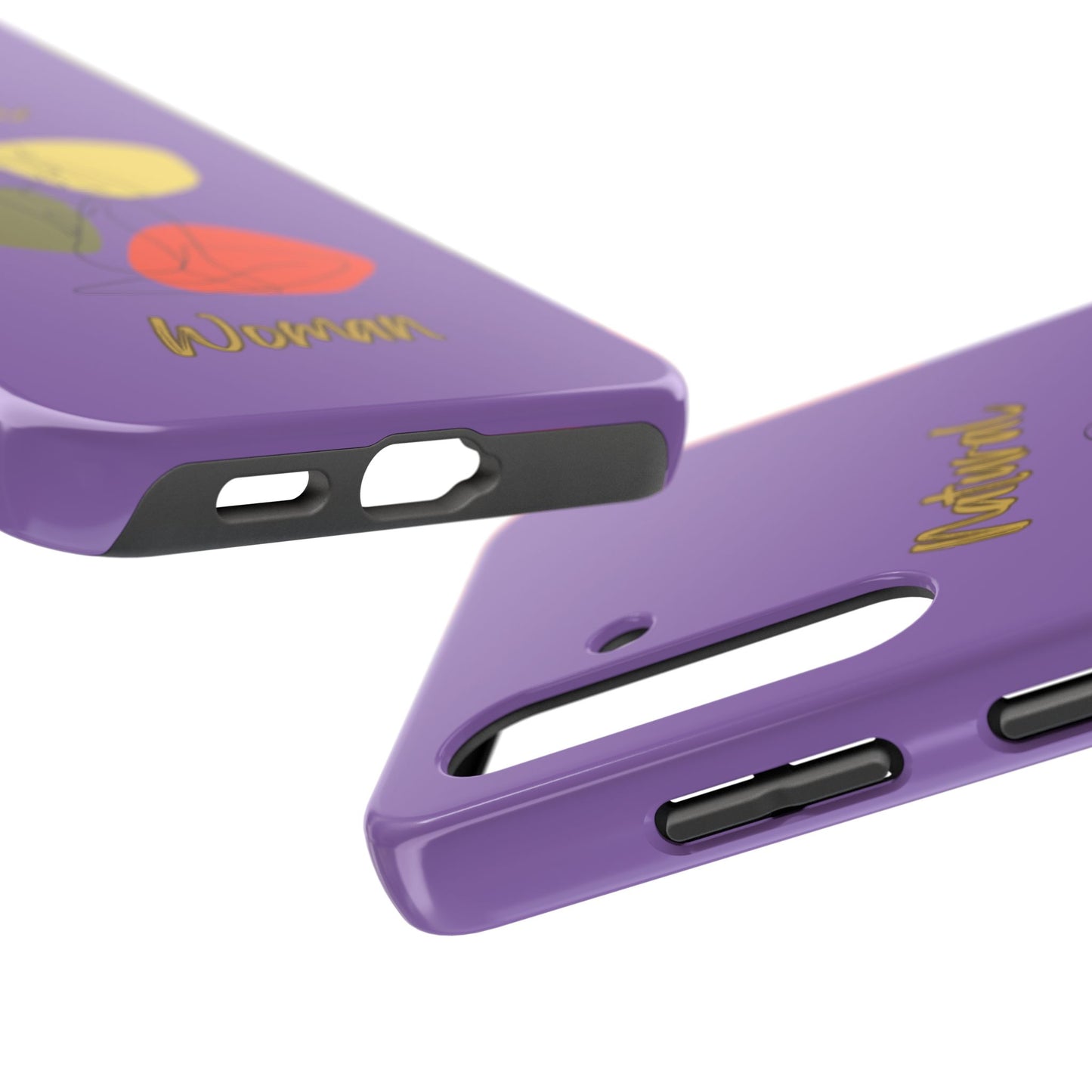 Natural Woman Colorful Pose (BL)Tough Phone Cases LIGHT PURPLE